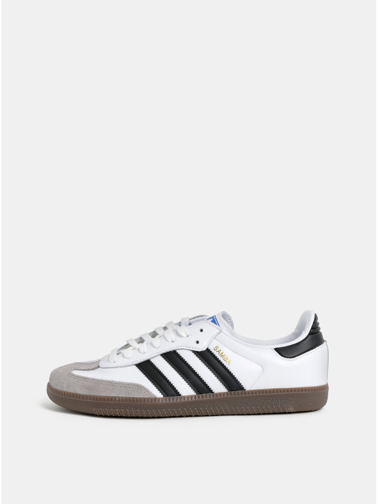Bílé tenisky s detaily v semišové úpravě adidas Originals Samba