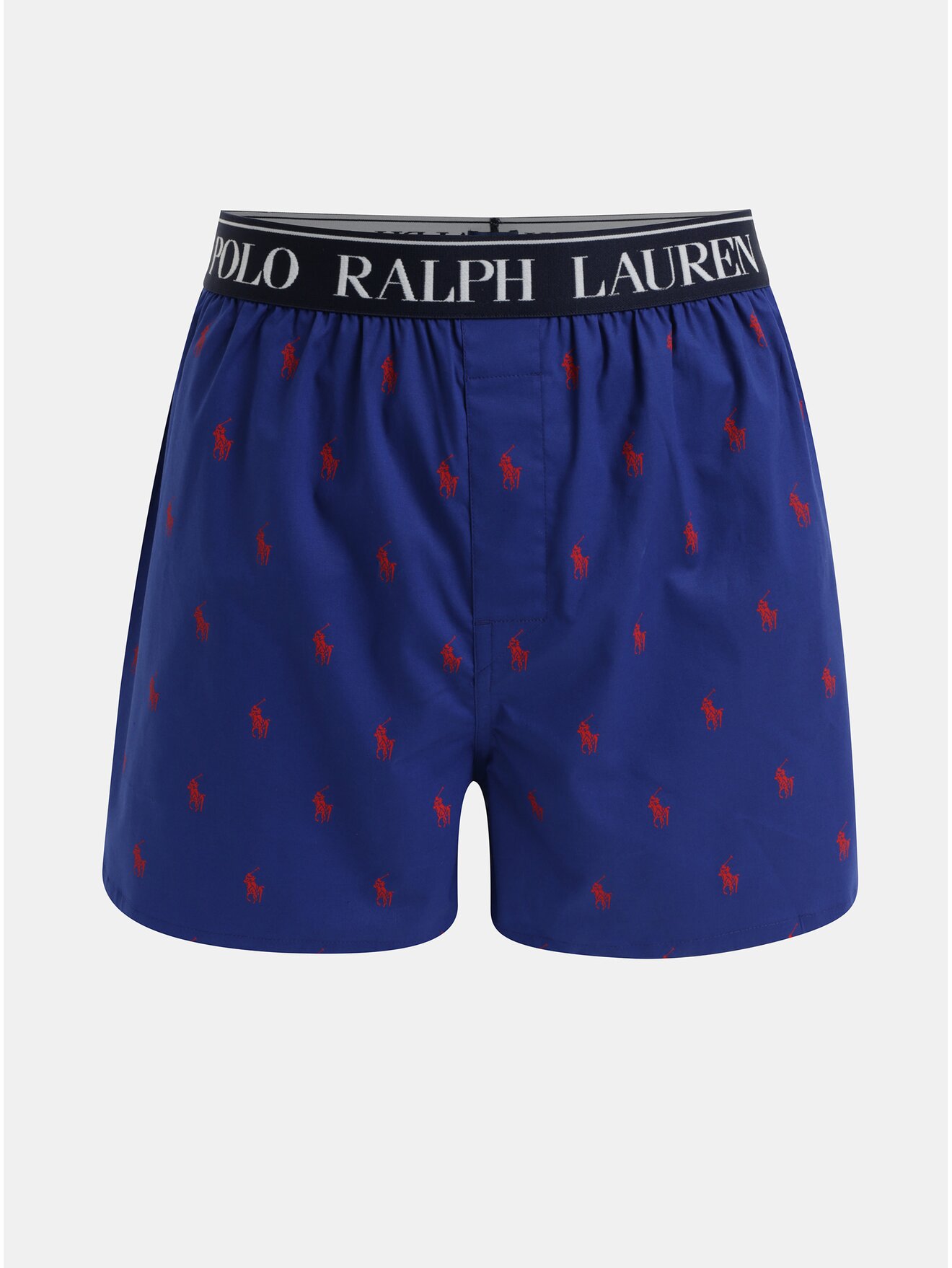 Tmavě modré pánské trenýrky s motivem POLO Ralph Lauren
