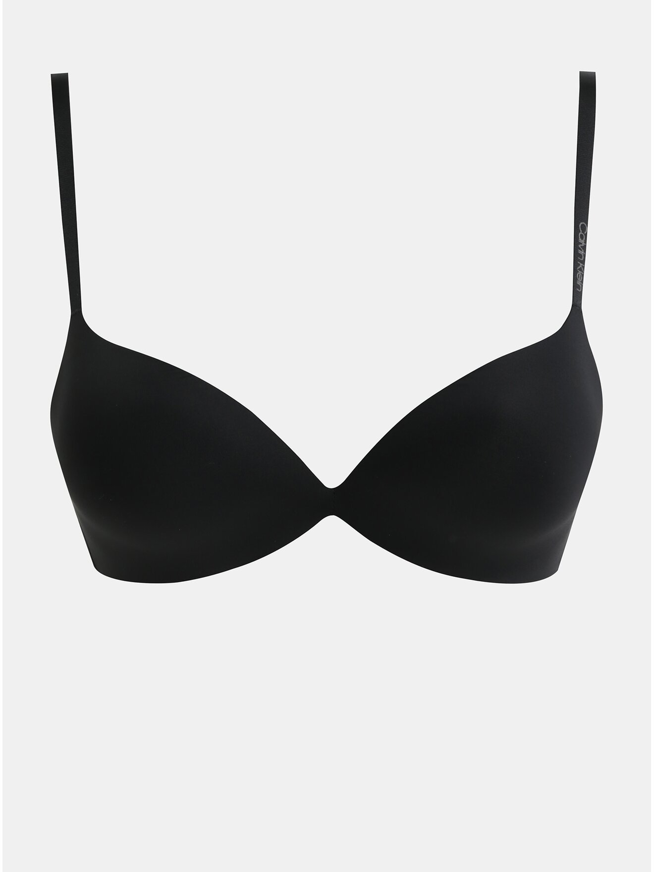 Černá hladká push up podprsenka Calvin Klein Underwear
