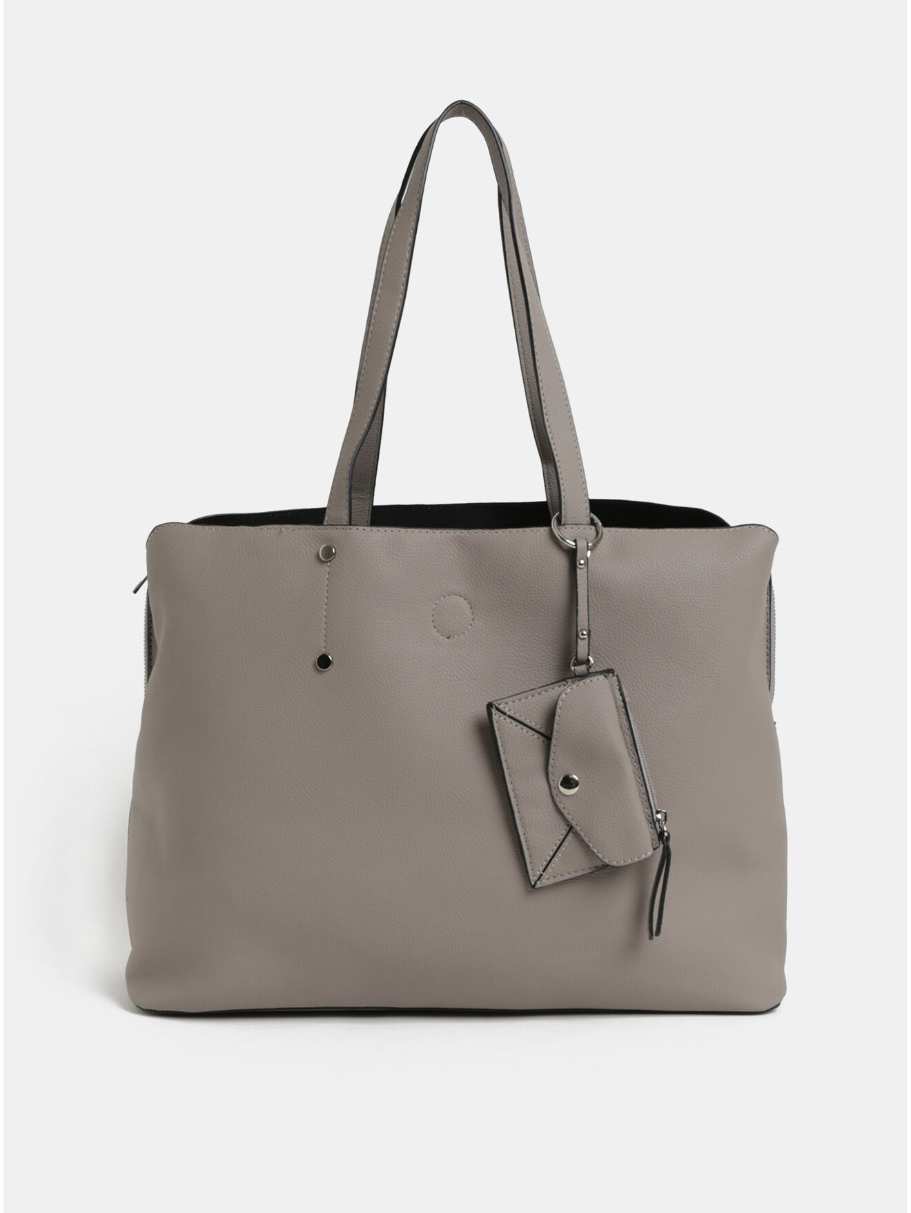 Šedá taška s kapsou na notebook a odnímatelným pouzdrem 2v1 Dorothy Perkins