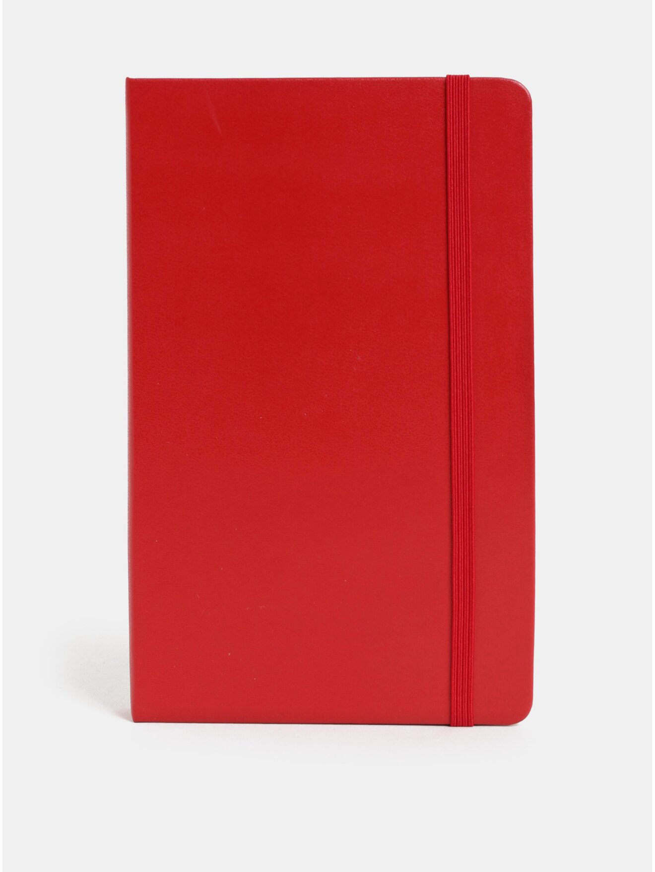 Červený denní diář se samolepkami na rok 2019 Moleskine A5