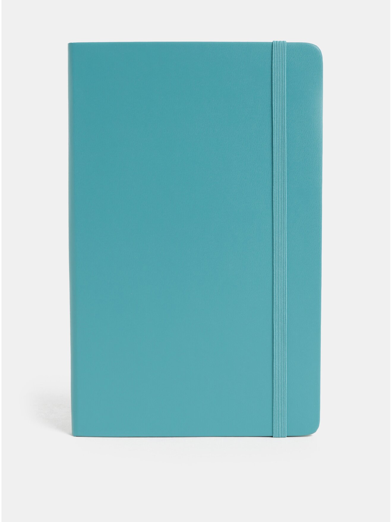 Tyrkysový linkovaný zápisník s pevnou vazbou Moleskine A5