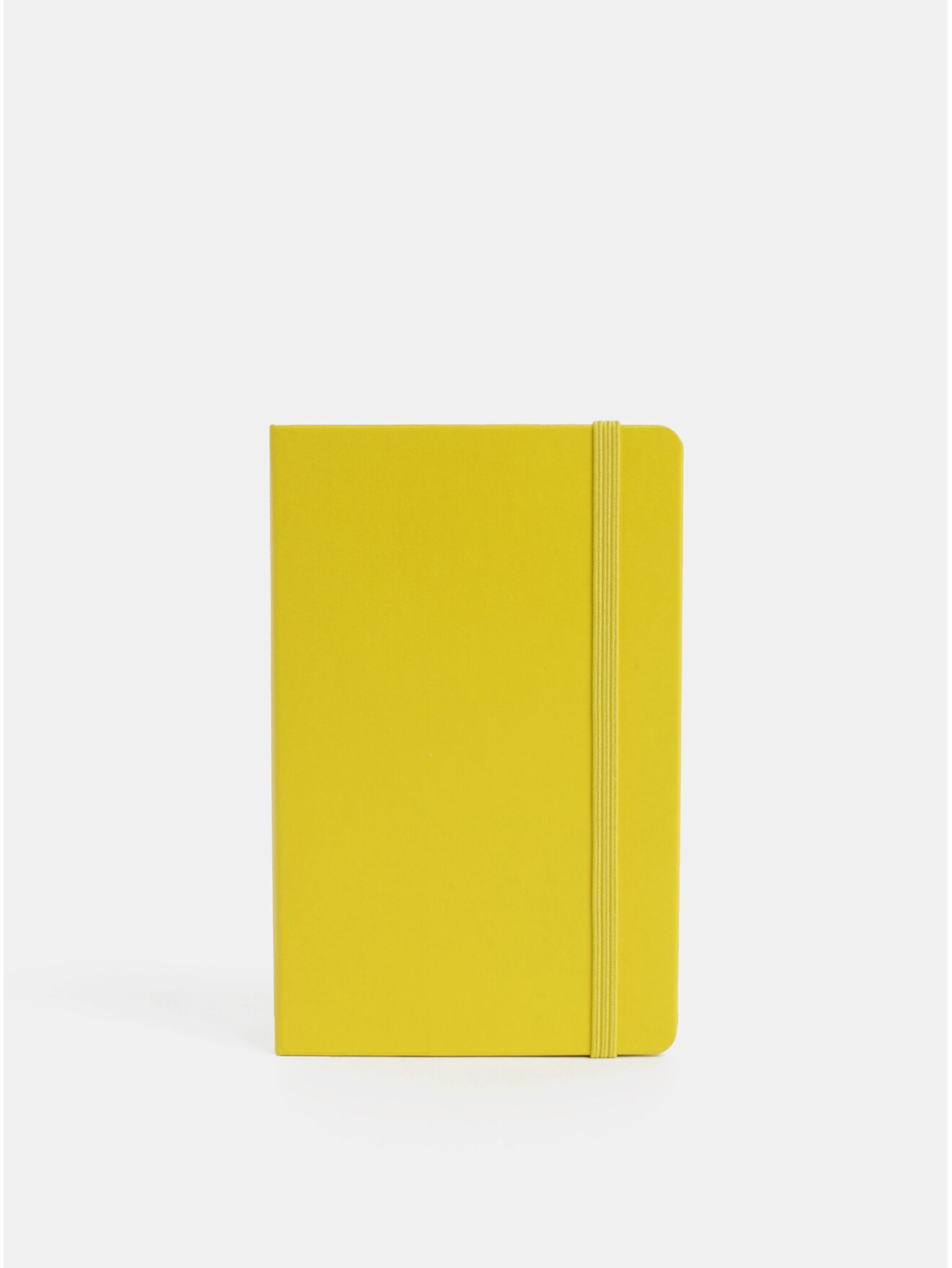 Žlutý linkovaný mini zápisník s pevnou vazbou Moleskine A6
