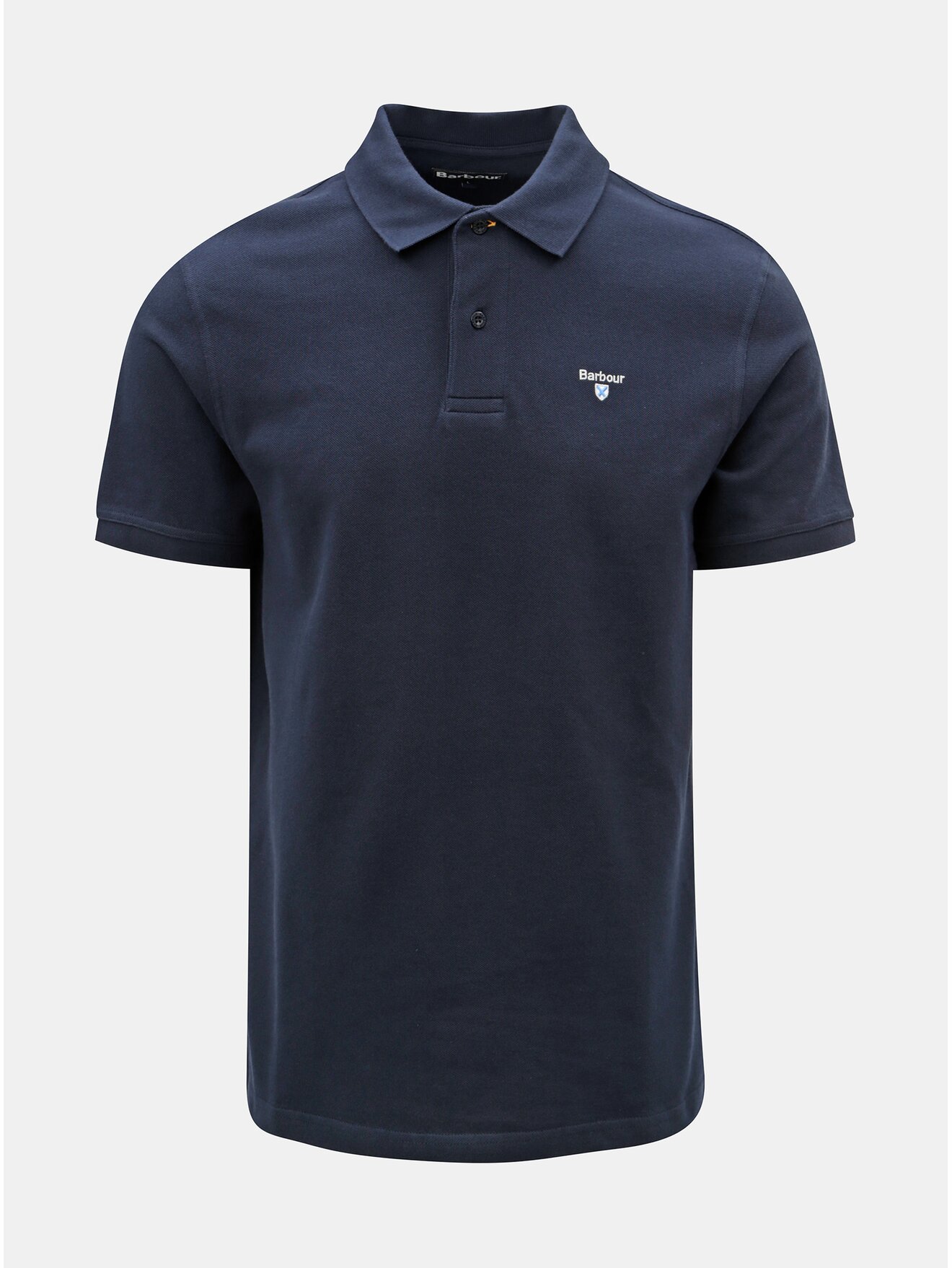 Tmavě modré polo tričko s drobnou výšivkou Barbour Sports Polo