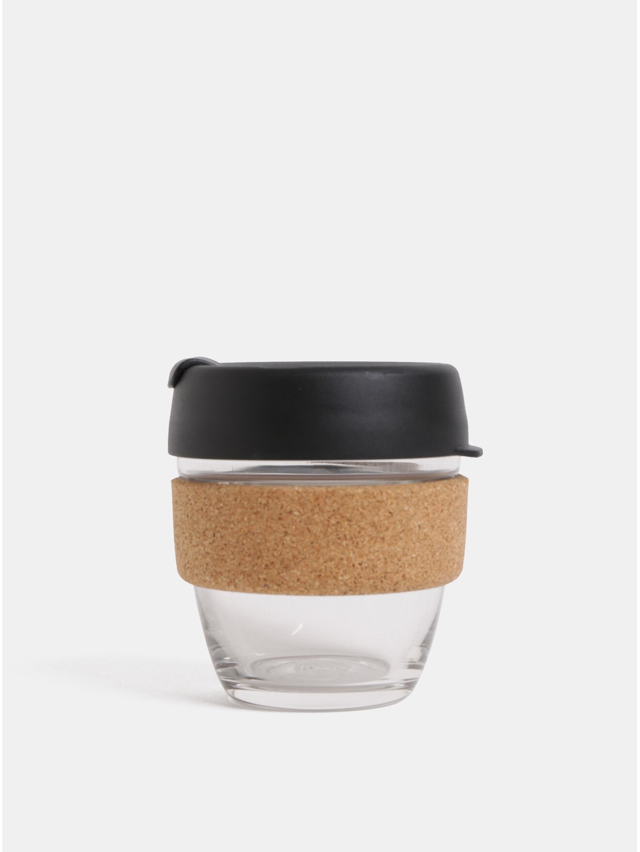 Černý skleněný cestovní hrnek KeepCup Brew small 227 ml