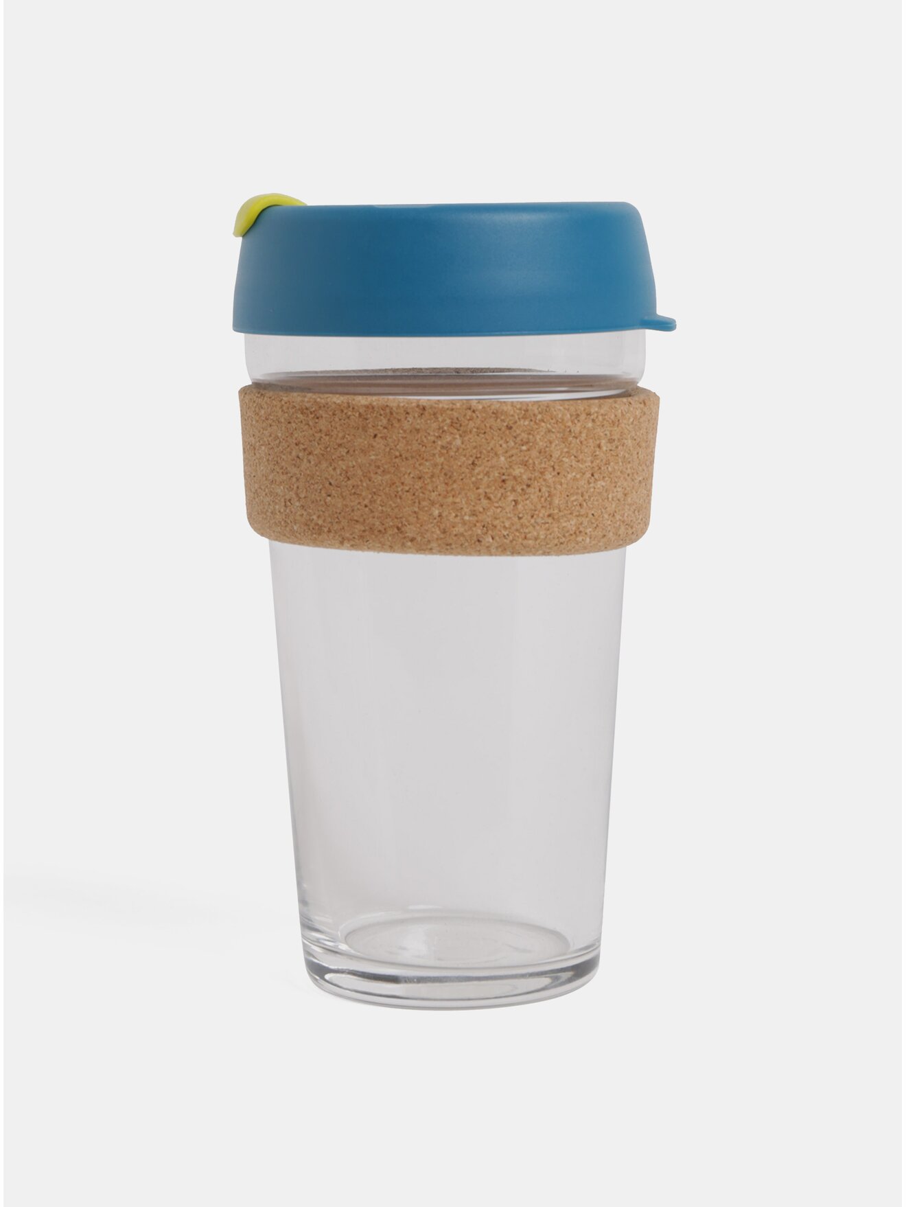 Petrolejový skleněný cestovní hrnek KeepCup Brew large 454 ml