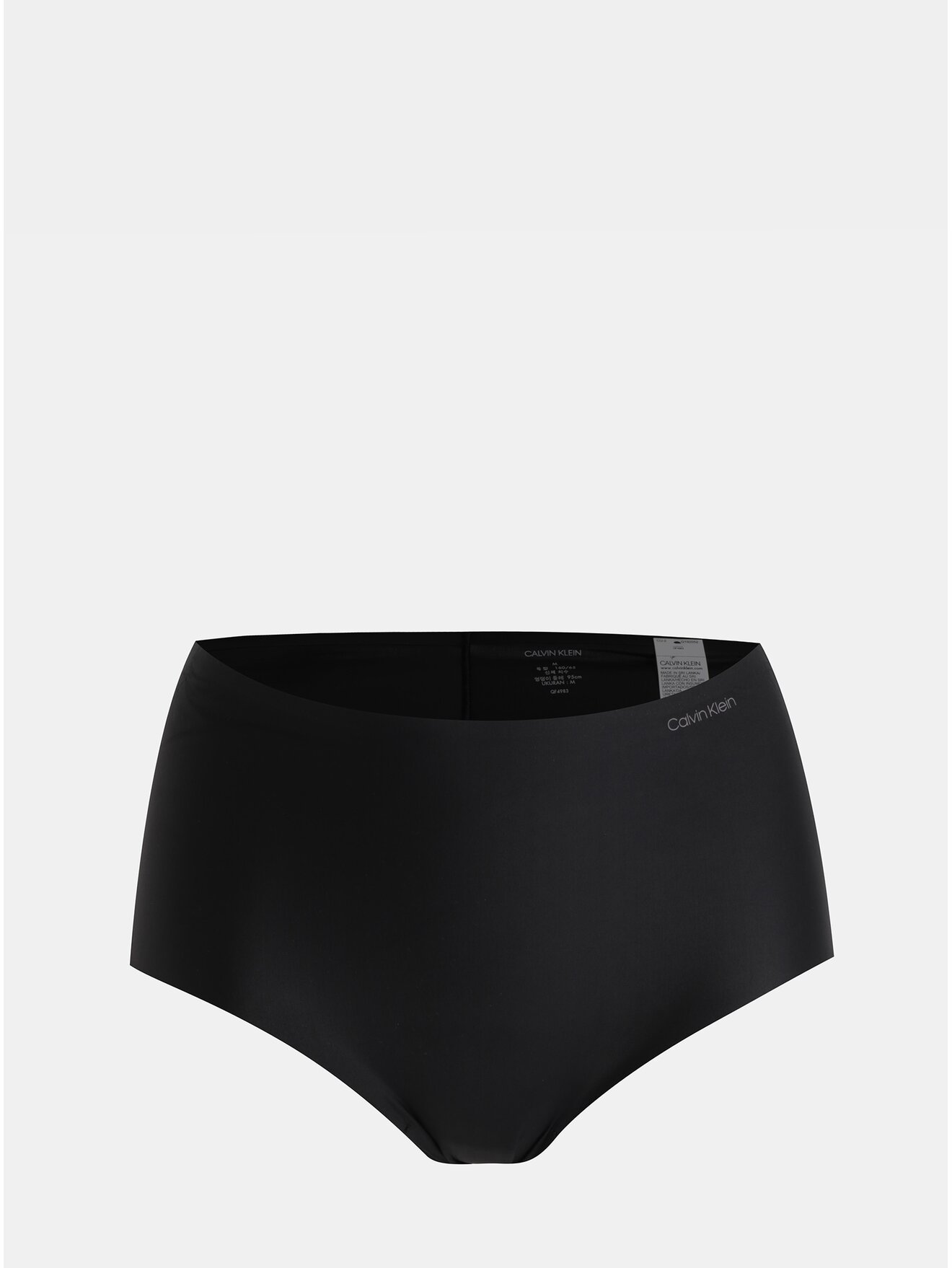 Černé kalhotky s vysokým pasem Calvin Klein Underwear