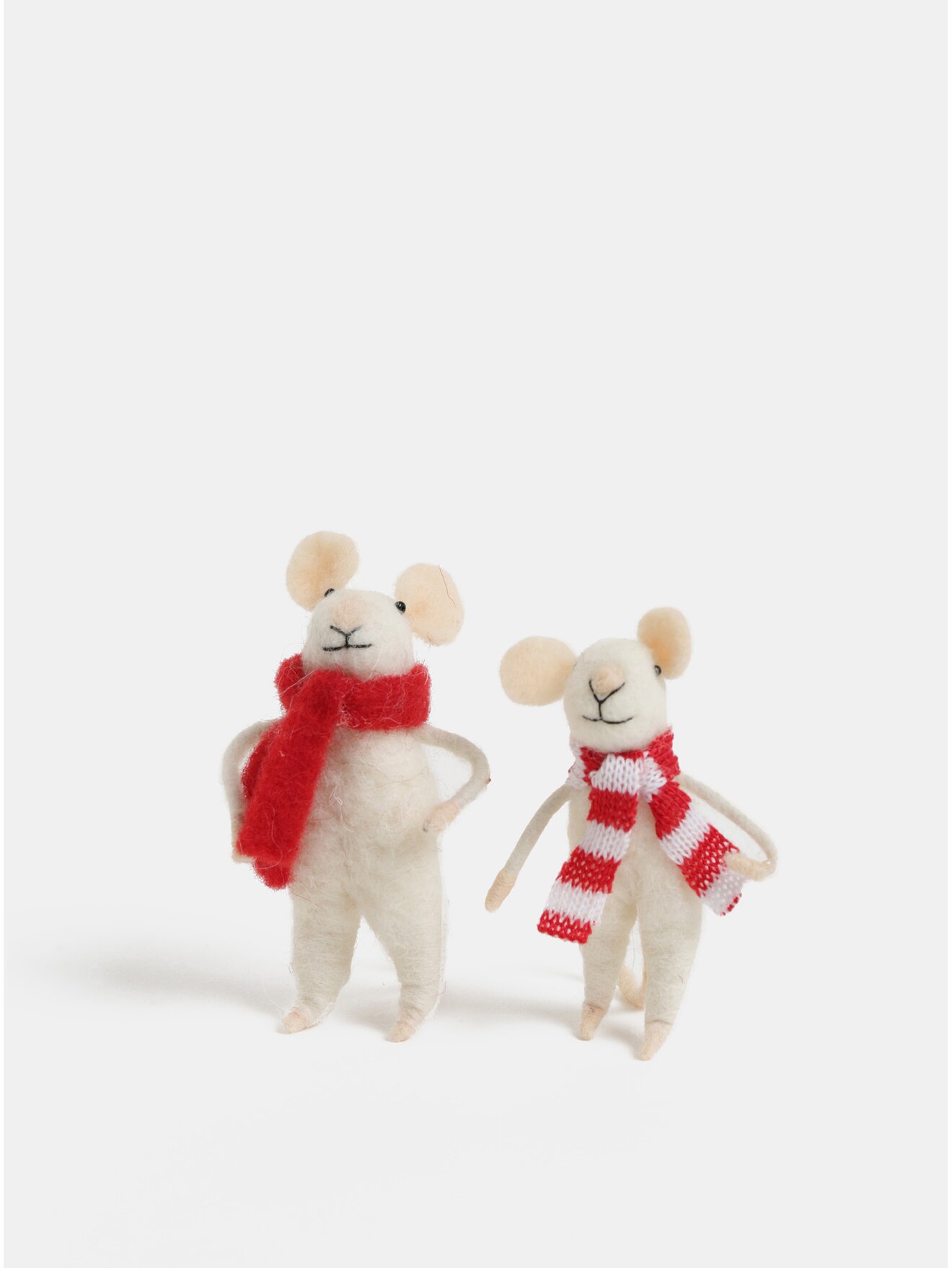 Vánoční dekorace ve tvaru dvou myší Sass & Belle Family Christmas Mice