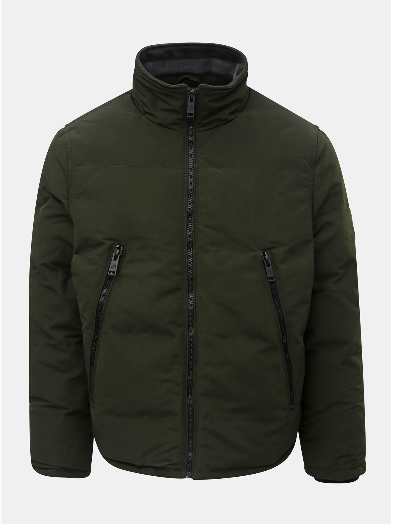 Khaki zimní bunda Burton Menswear London Cedar