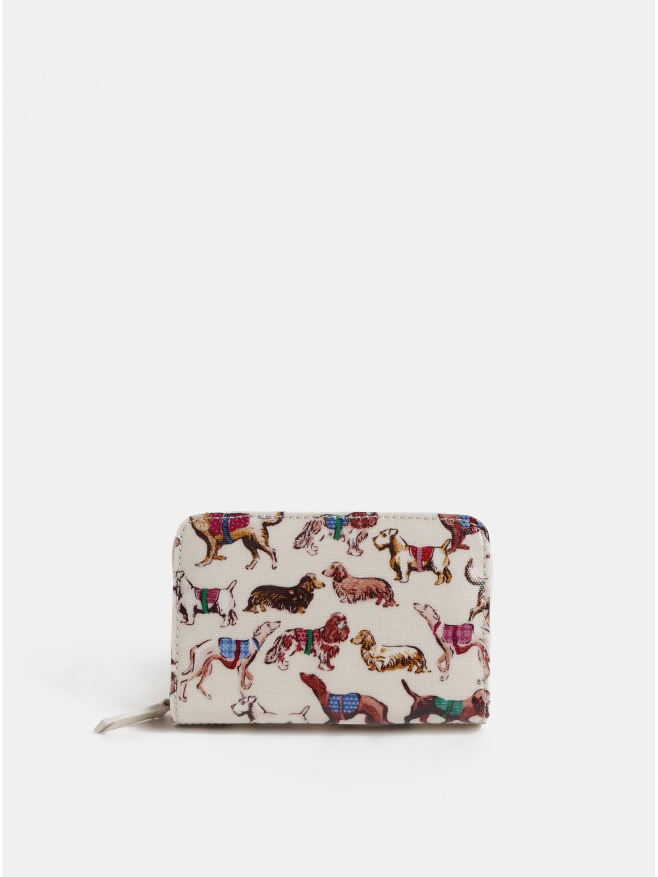 Krémová dámská peněženka s motivem psů Cath Kidston