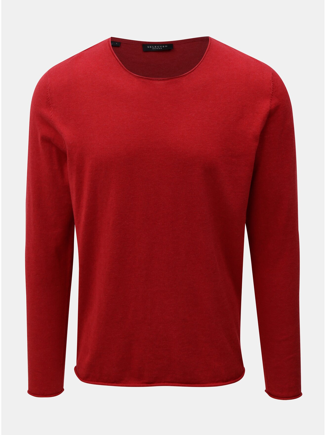 Červený lehký basic svetr Selected Homme Dome