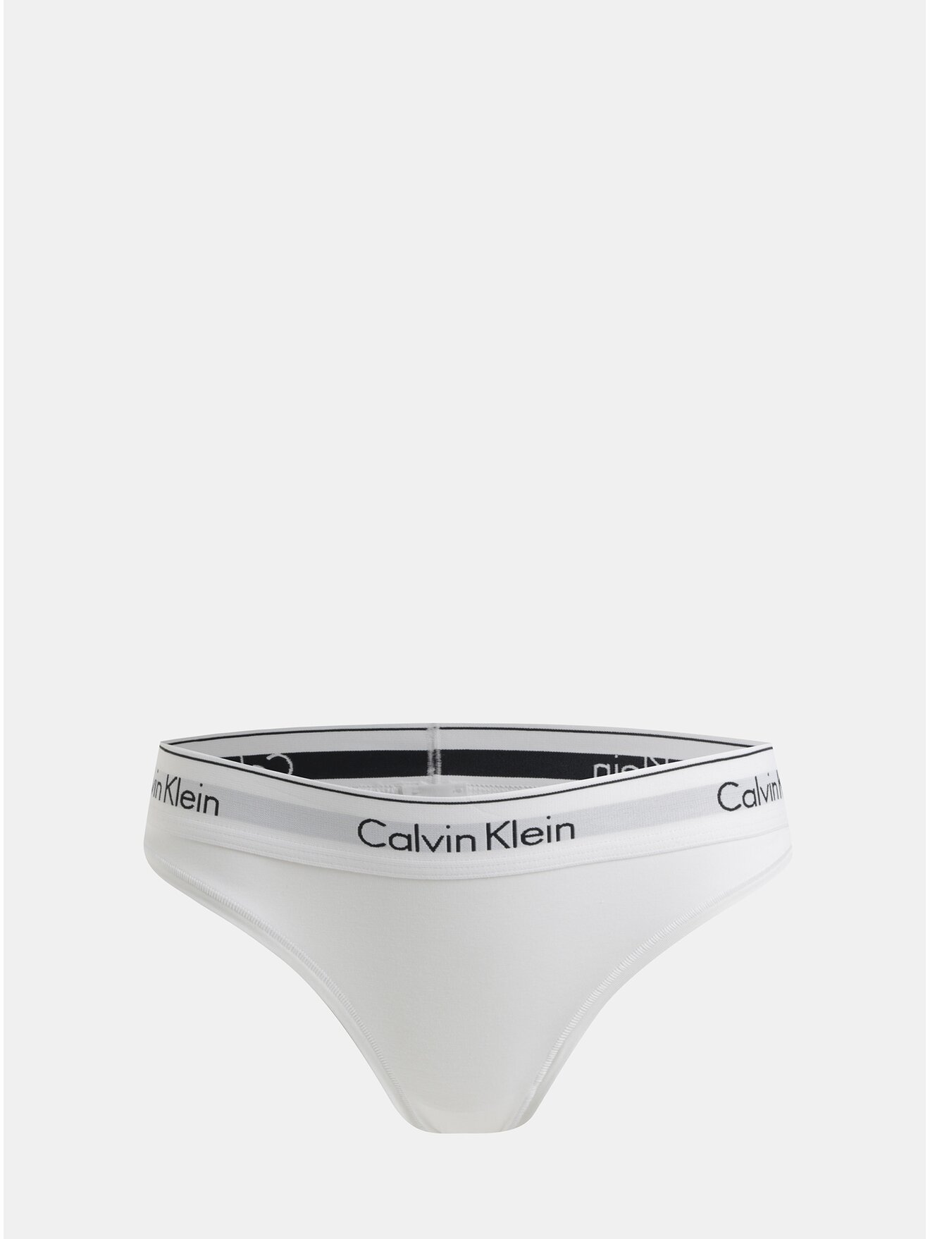 Bílé kalhotky s širokým lemem Calvin Klein Underwear