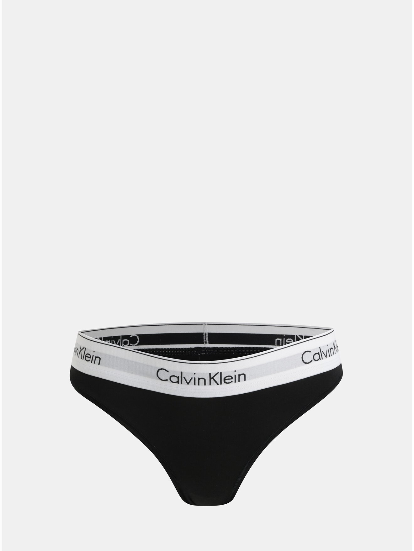 Černé kalhotky s širokým lemem Calvin Klein Underwear