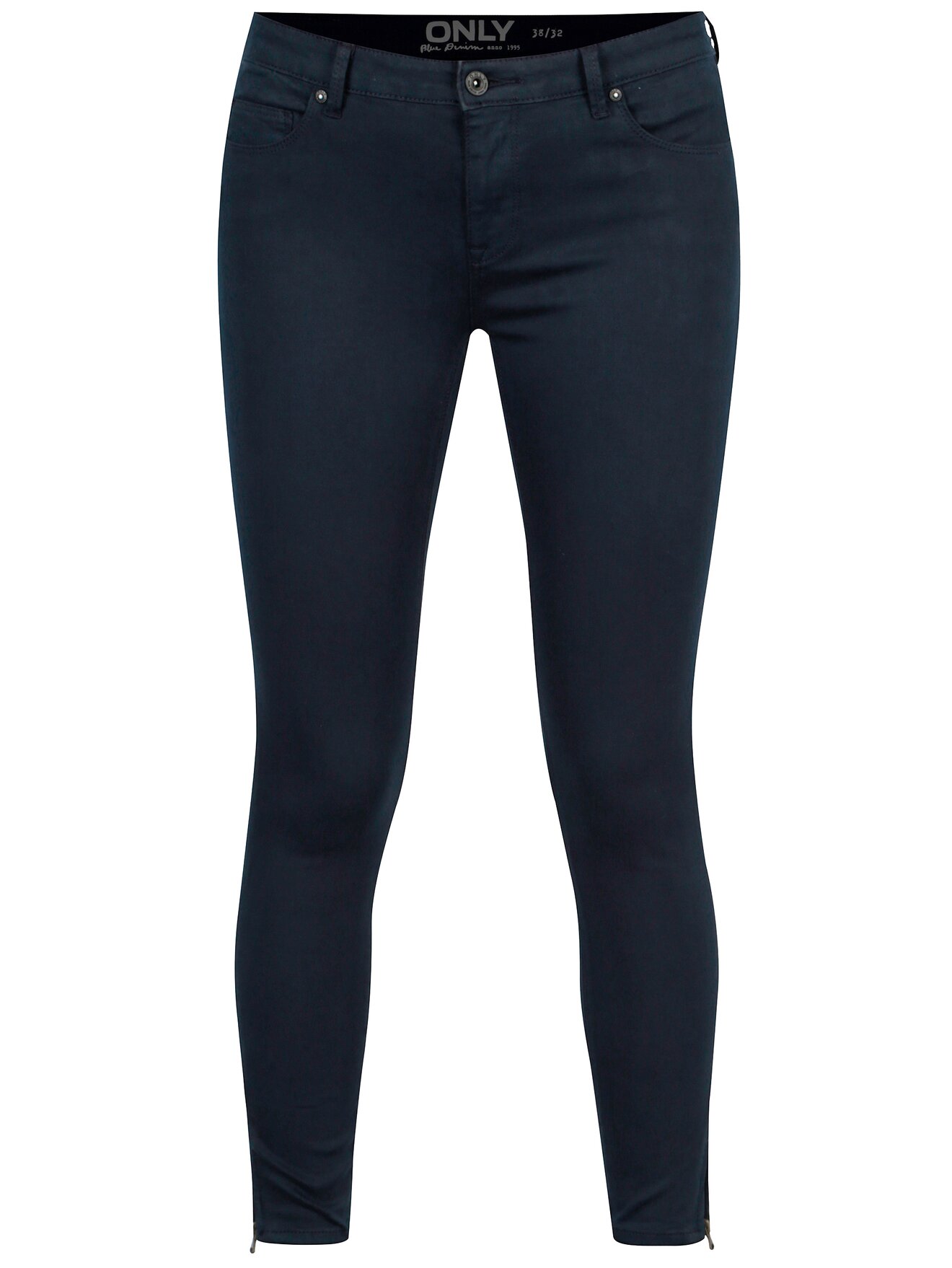 Tmavě modré skinny kalhoty ONLY Serena