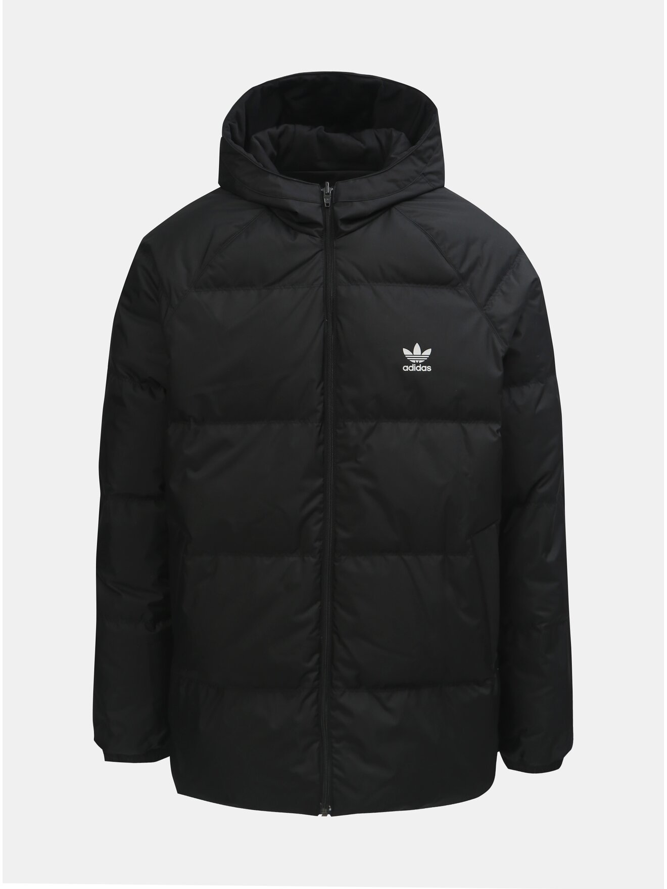 Černá pánská oboustranná zimní bunda adidas Originals