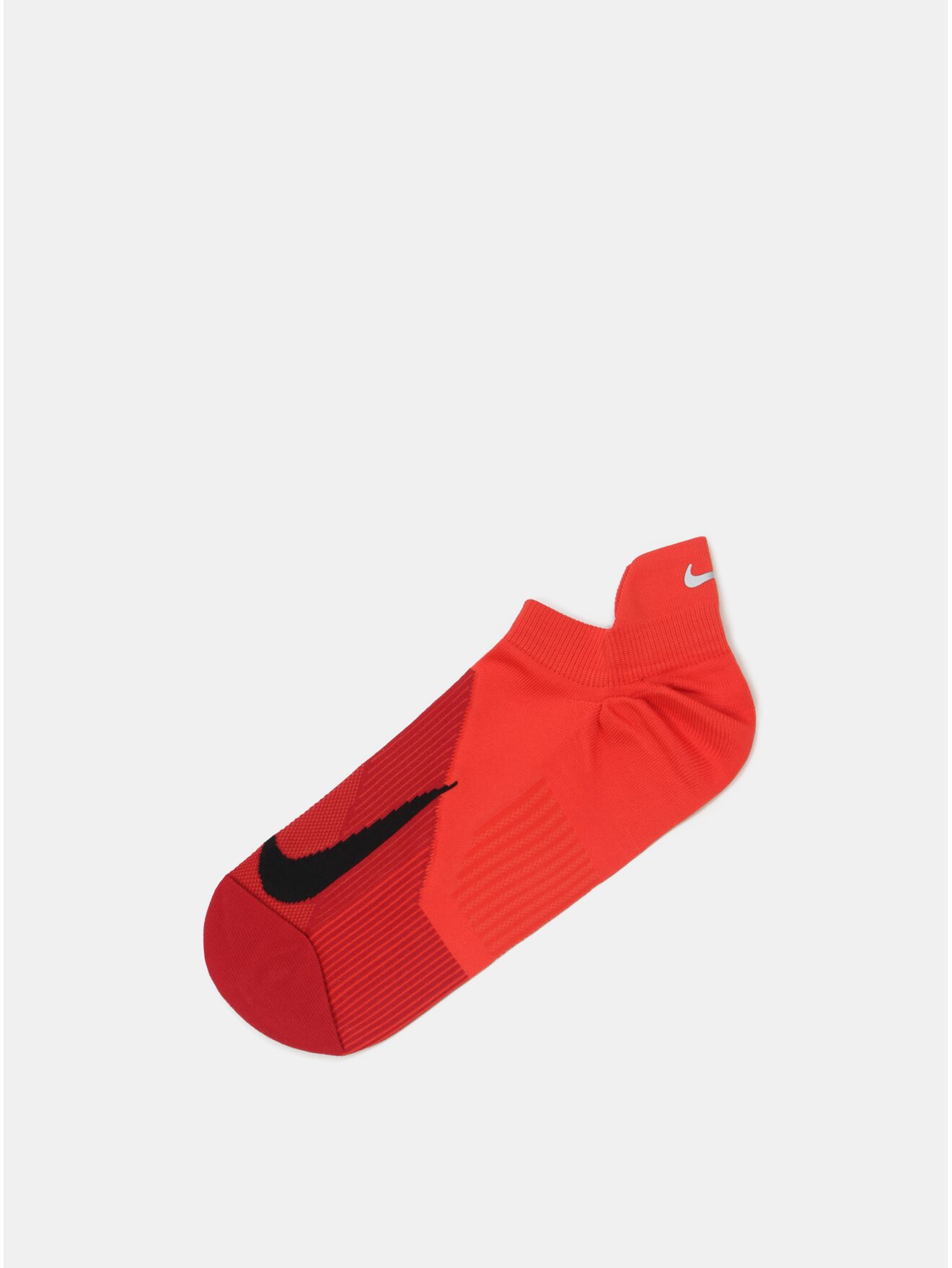 Červené kotníkové funkční ponožky Nike Elite Lightweight