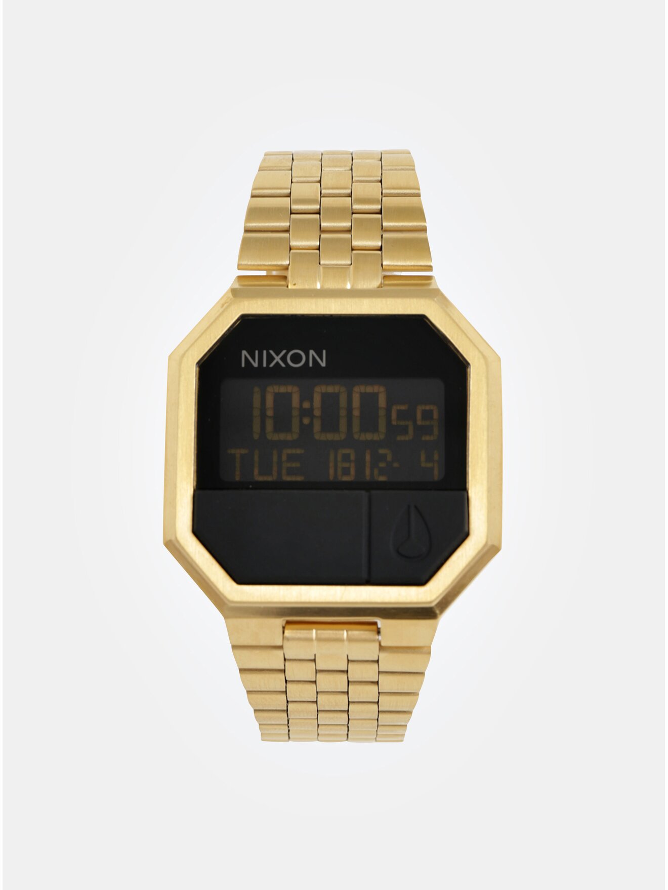 Hodinky s nerezovým páskem ve zlaté barvě NIXON