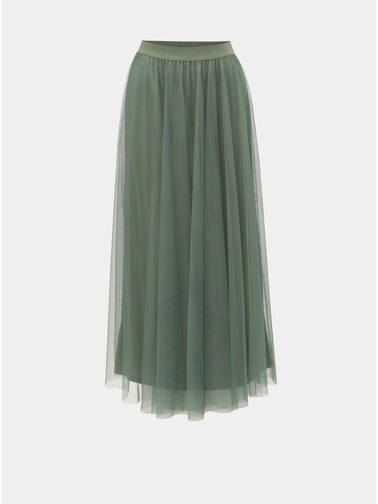 Zelená maxi sukně VERO MODA Celisa