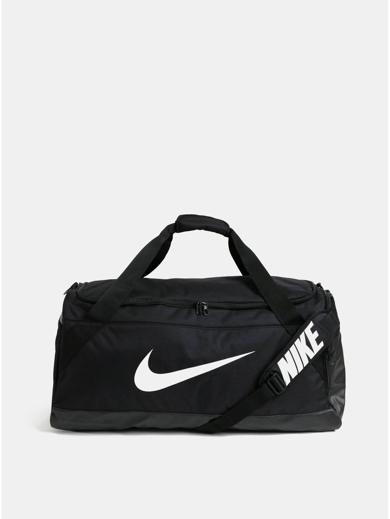 Černá sportovní taška s potiskem Nike 81 l