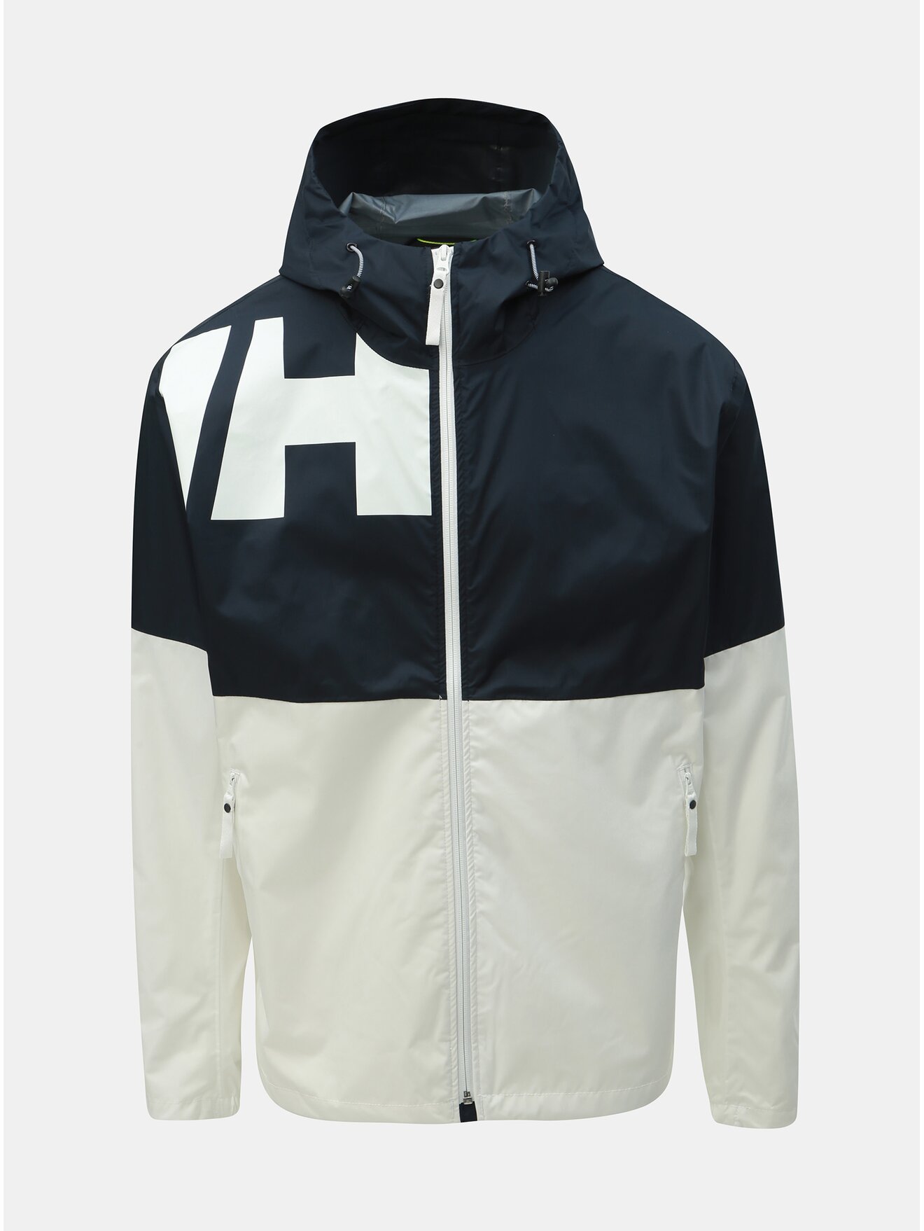 Modro-bílá pánská nepromokavá lehká bunda HELLY HANSEN