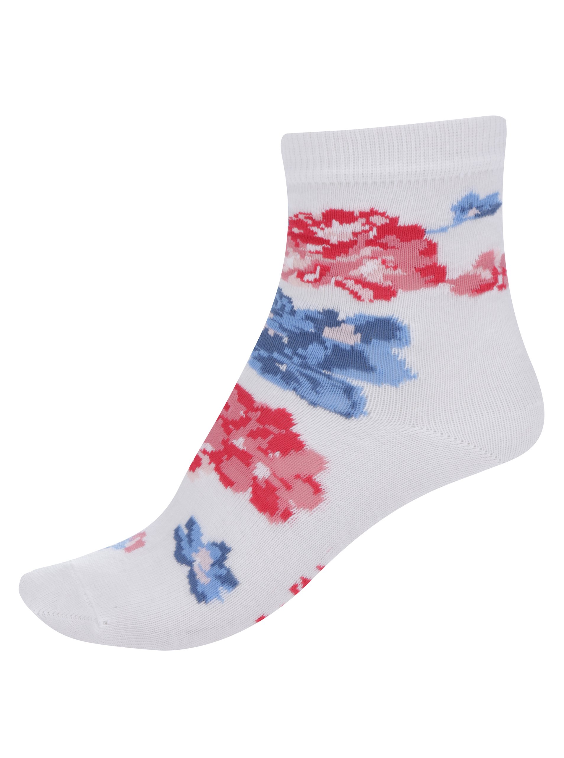 Krémové holčičí květované ponožky Cath Kidston Krémové holčičí květované ponožky Cath Kidston