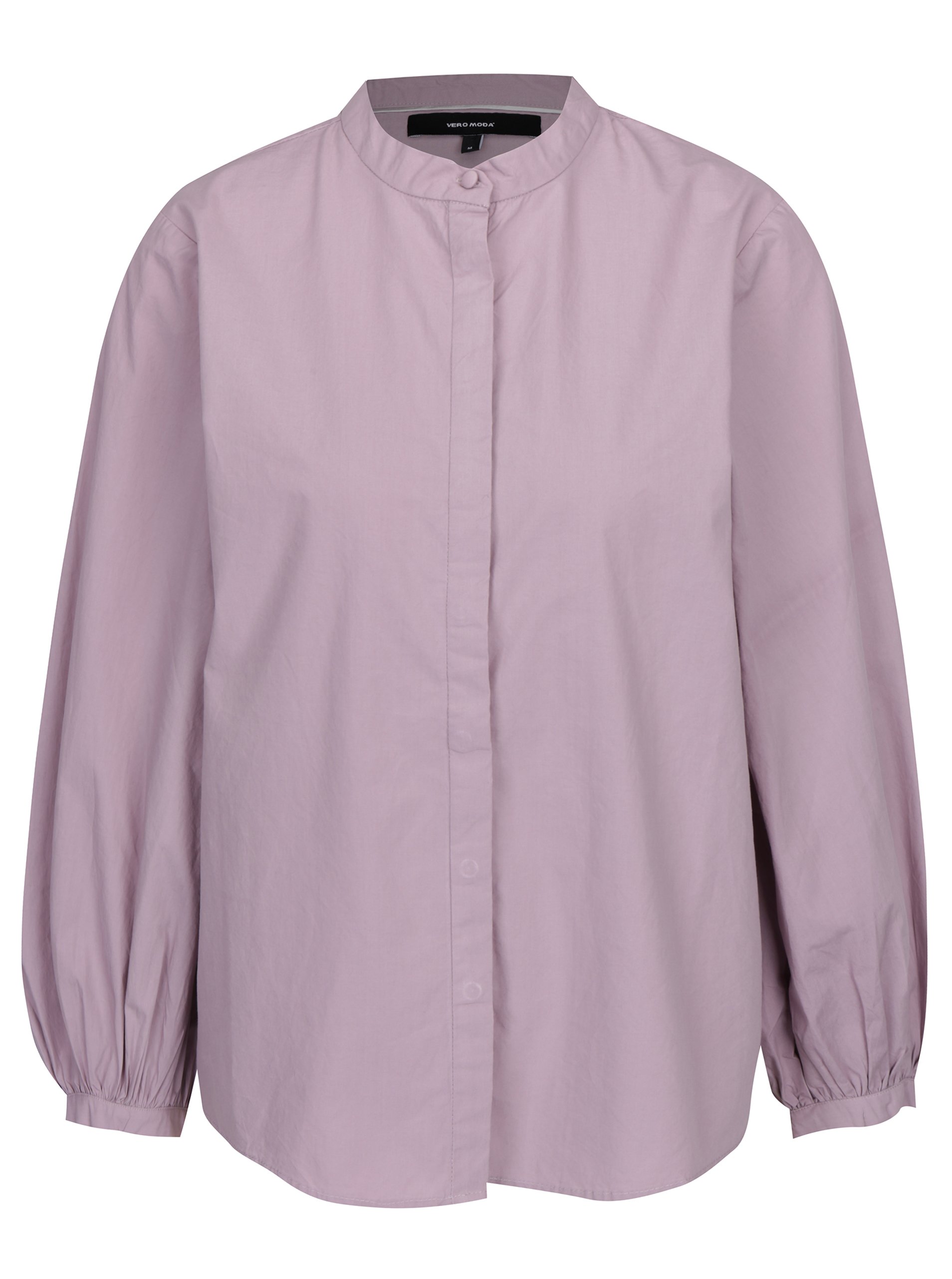Světle fialová košile s 3/4 balónovým rukávem VERO MODA Thea