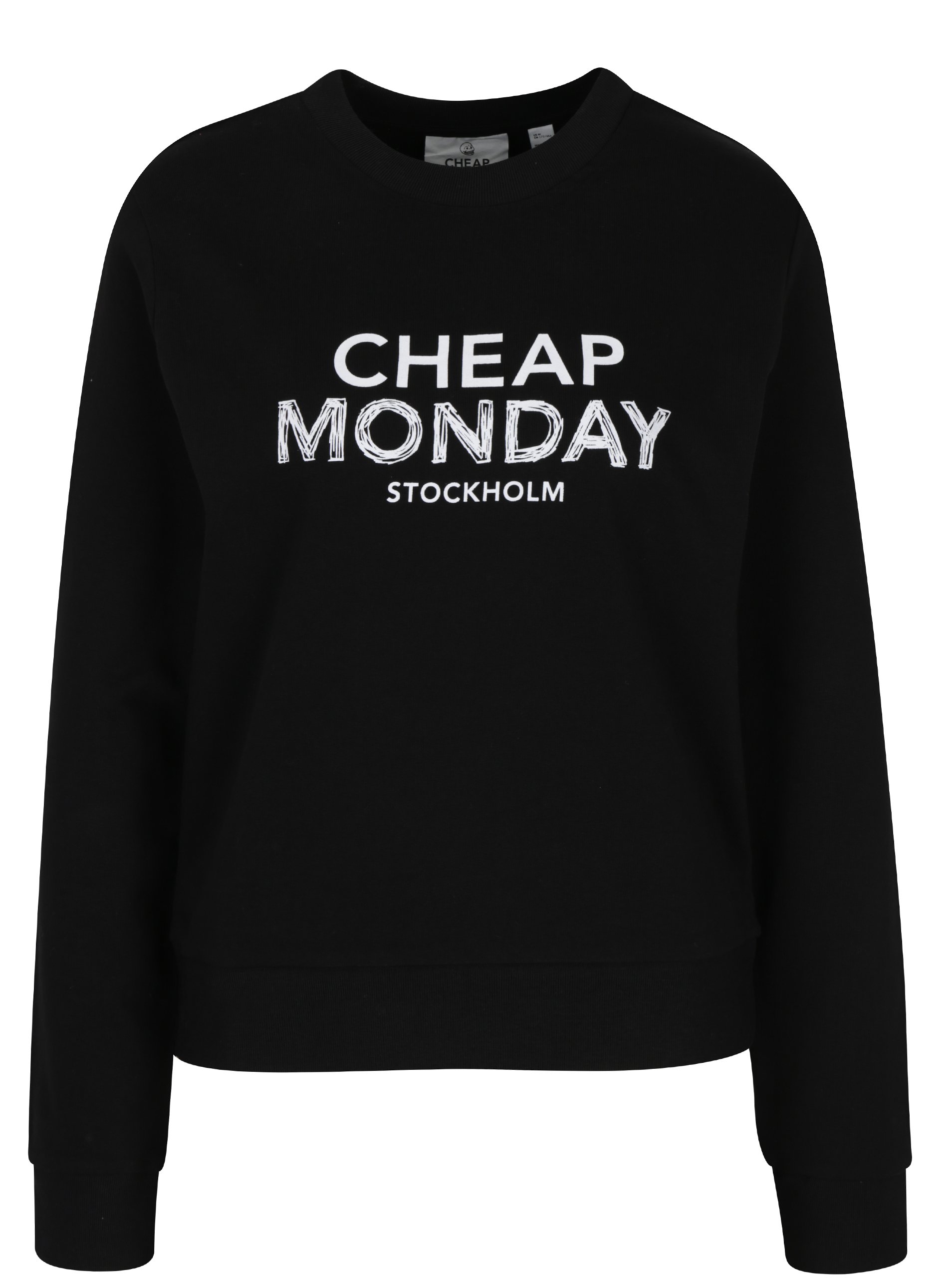 Černá dámská mikina s potiskem Cheap Monday