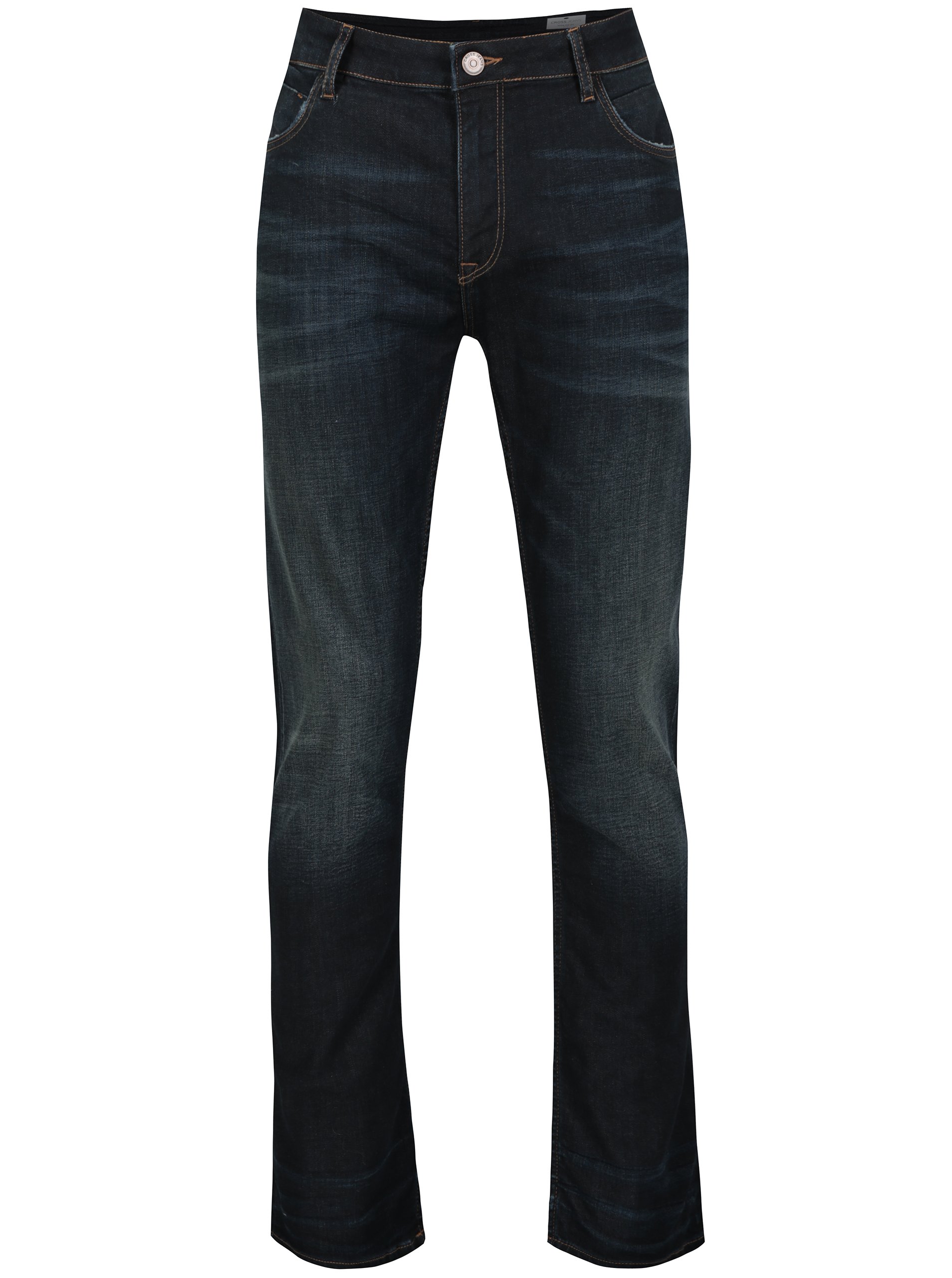 Tmavě modré pánské slim fit džíny Cross Jeans
