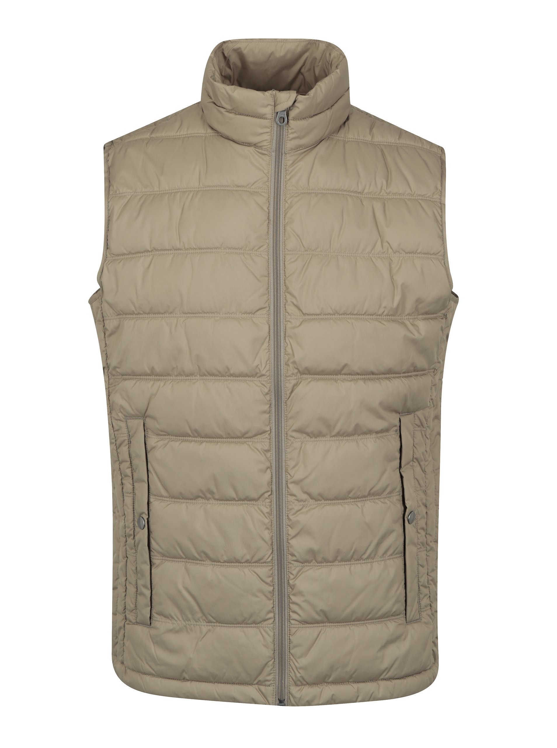 Béžová prošívaná vesta Jack & Jones Body