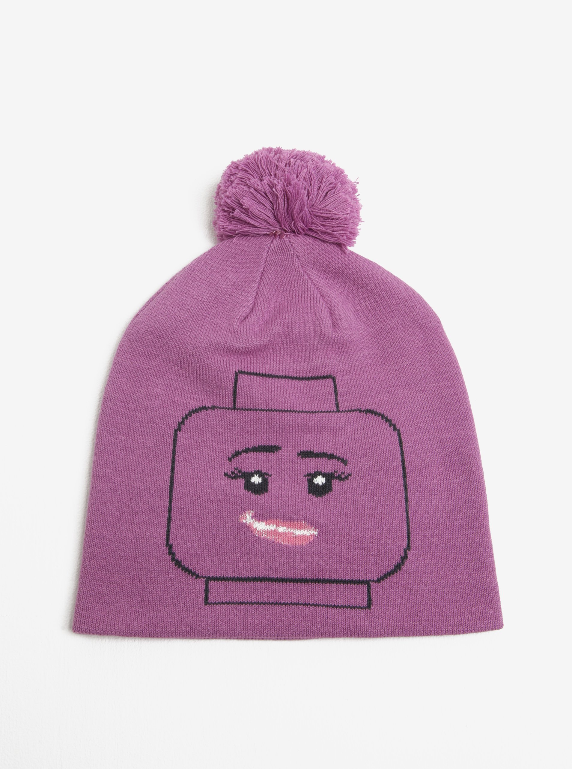Fialový holčičí kulich s bambulí Lego Wear Alexa Fialový holčičí kulich s bambulí Lego Wear Alexa