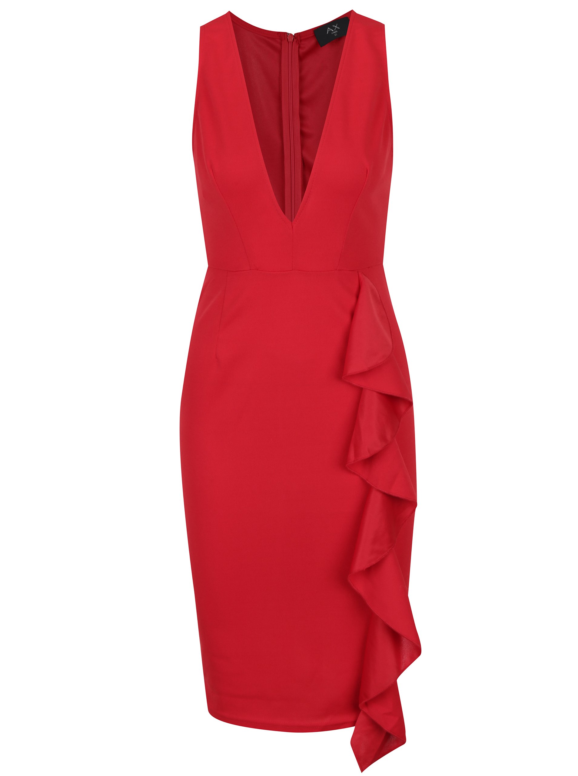 červené pouzdrové šaty AX Paris
