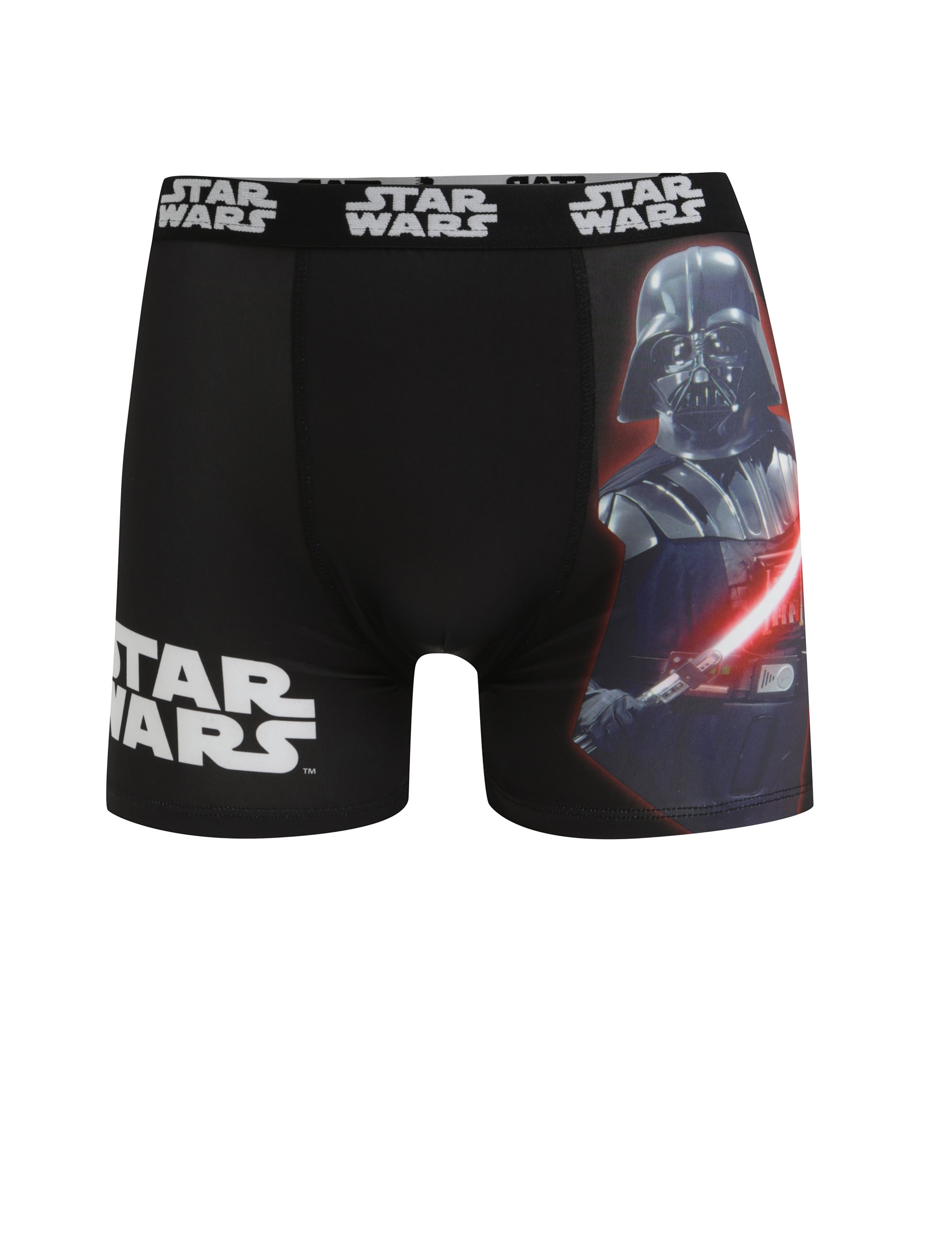 Červeno-černé pánské boxerky s potiskem Star Wars