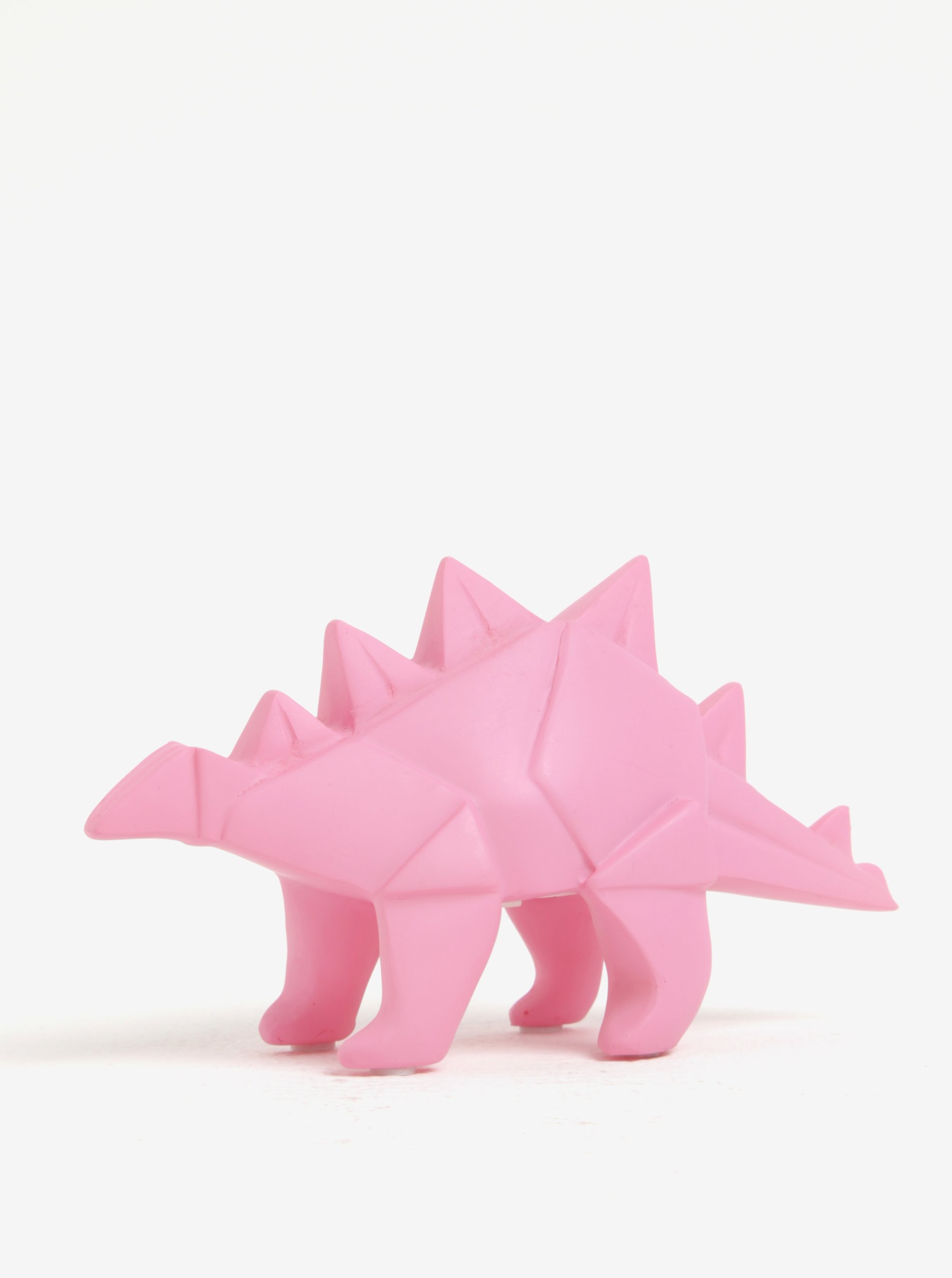 Růžová malá LED lampička ve tvaru dinosaura Disaster Dinosaur