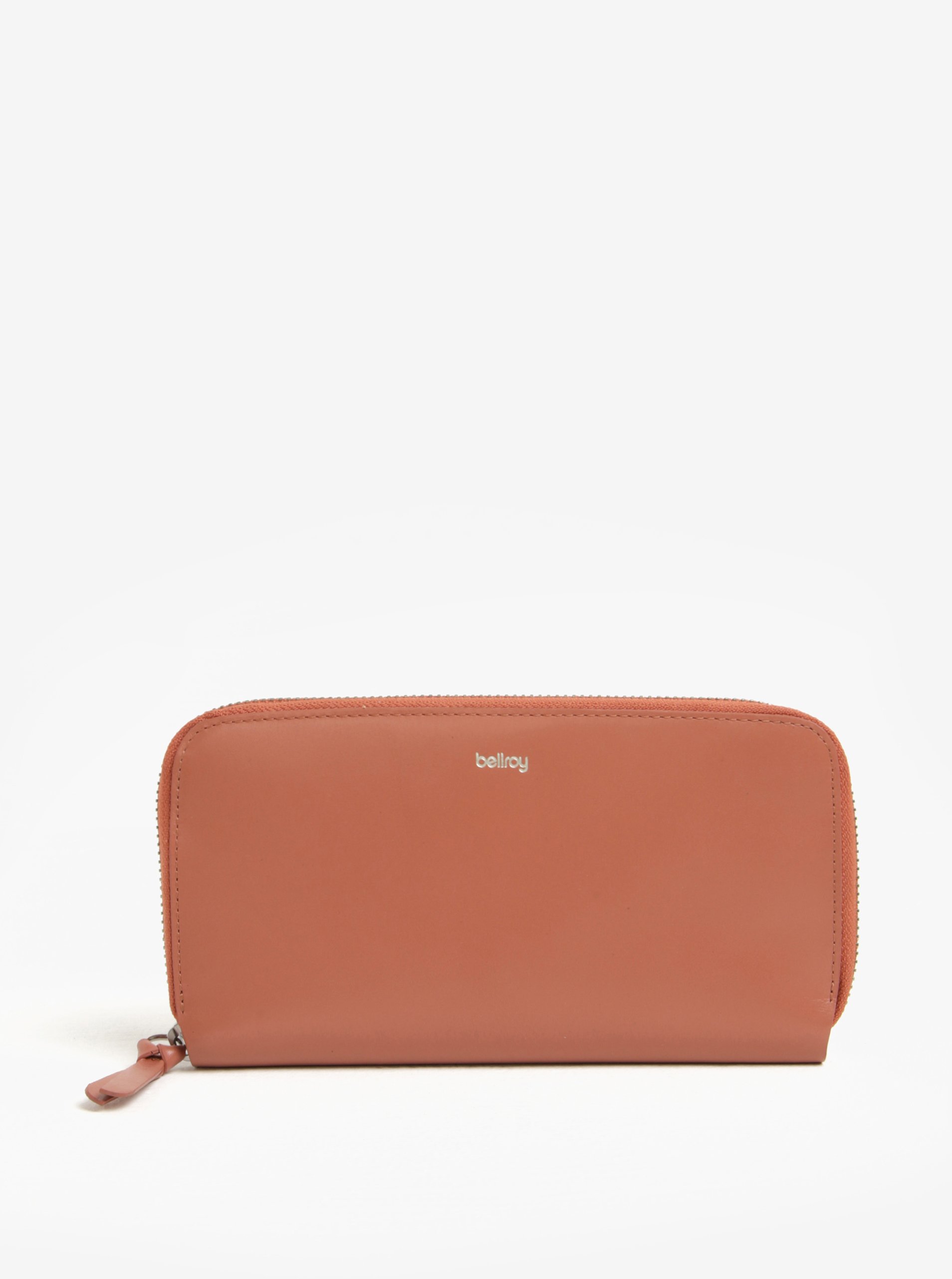 Růžová dámská velká kožená peněženka Bellroy Folio