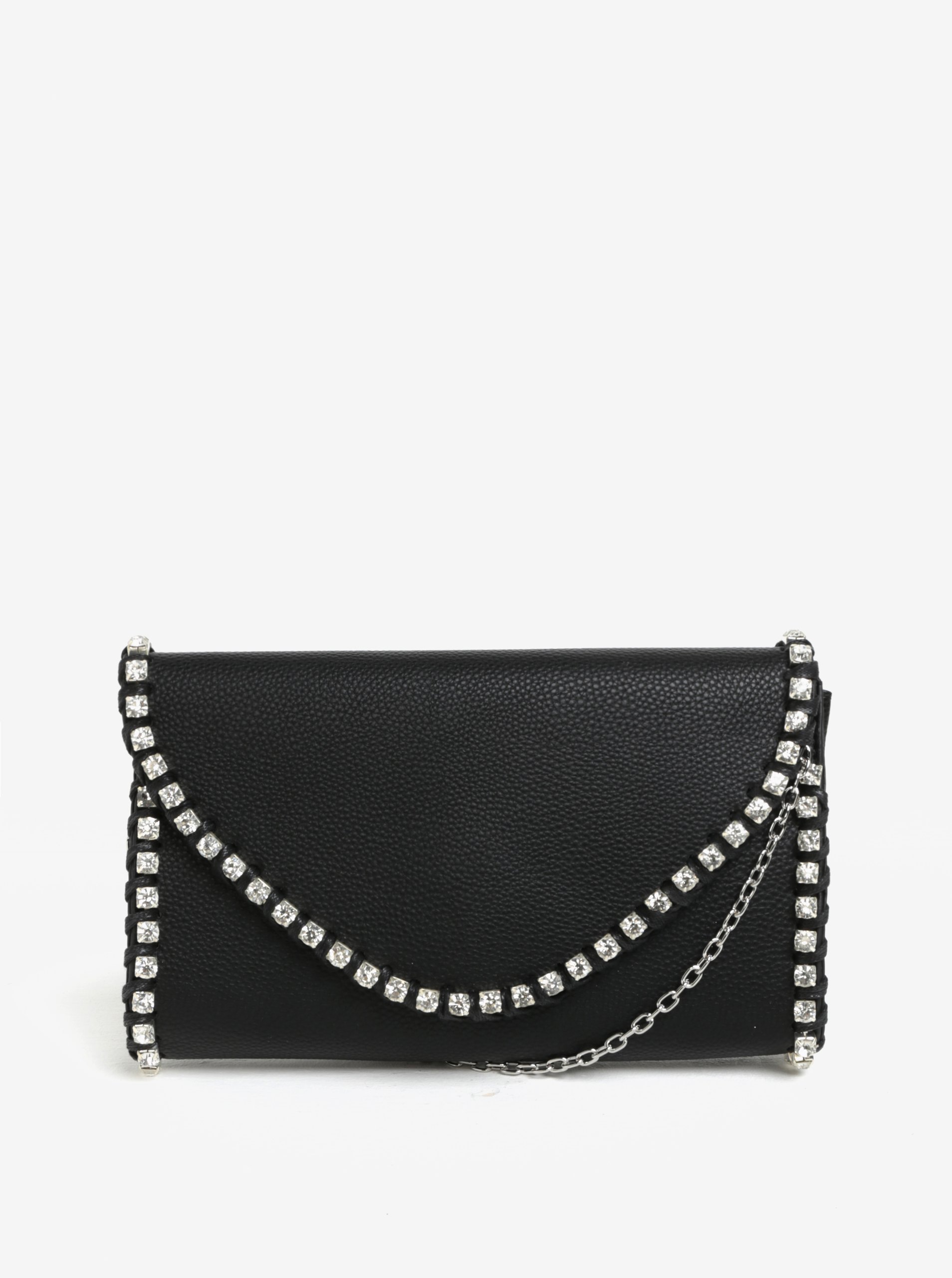 Černá kabelka s kamínky MISSGUIDED