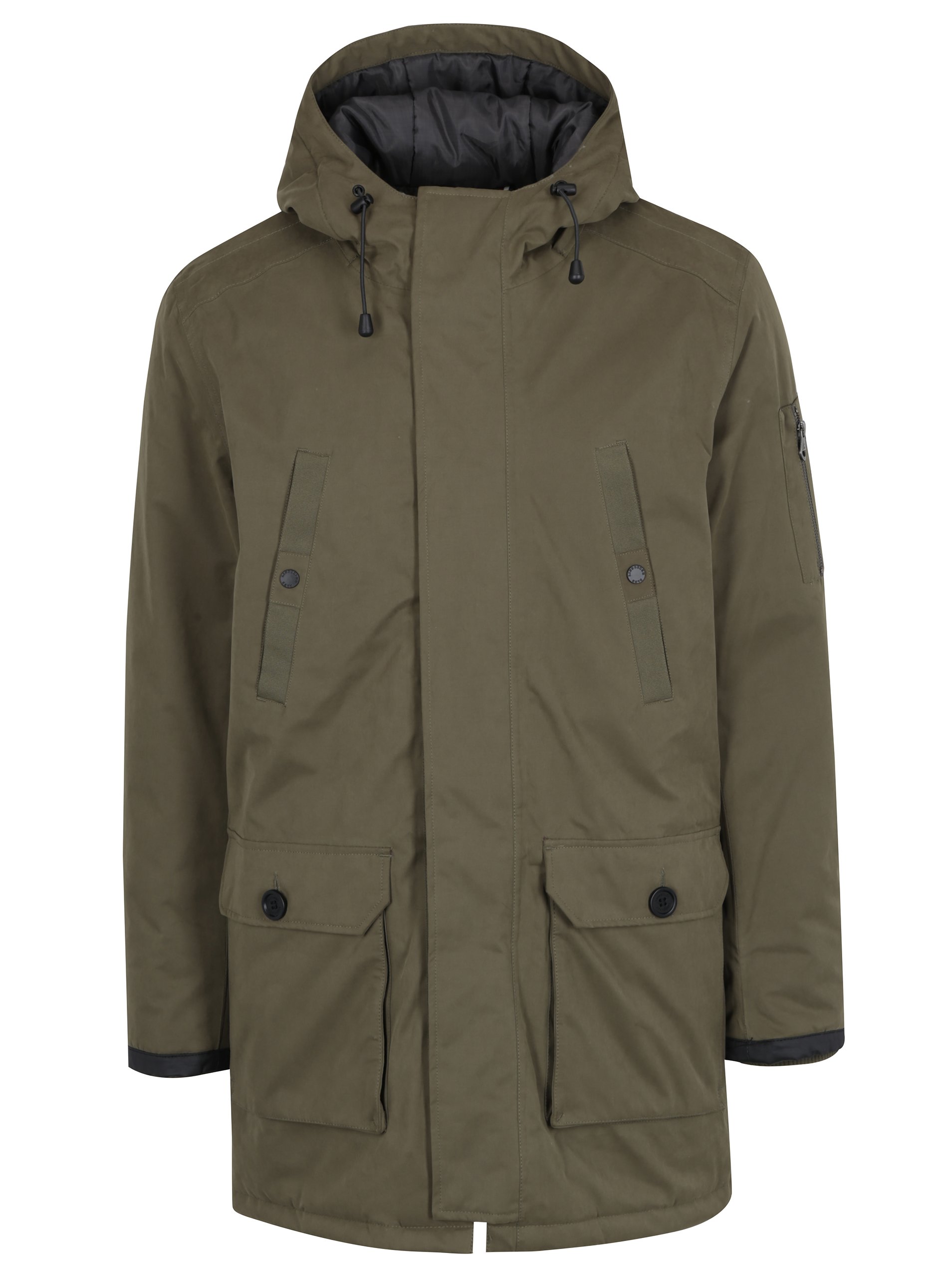 Khaki zimní parka Lindbergh