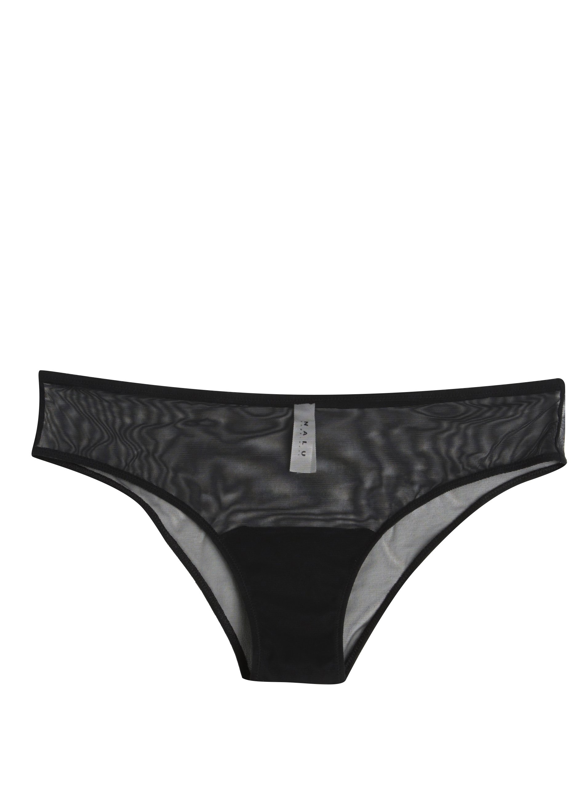 Černé průsvitné kalhotky Nalu Underwear
