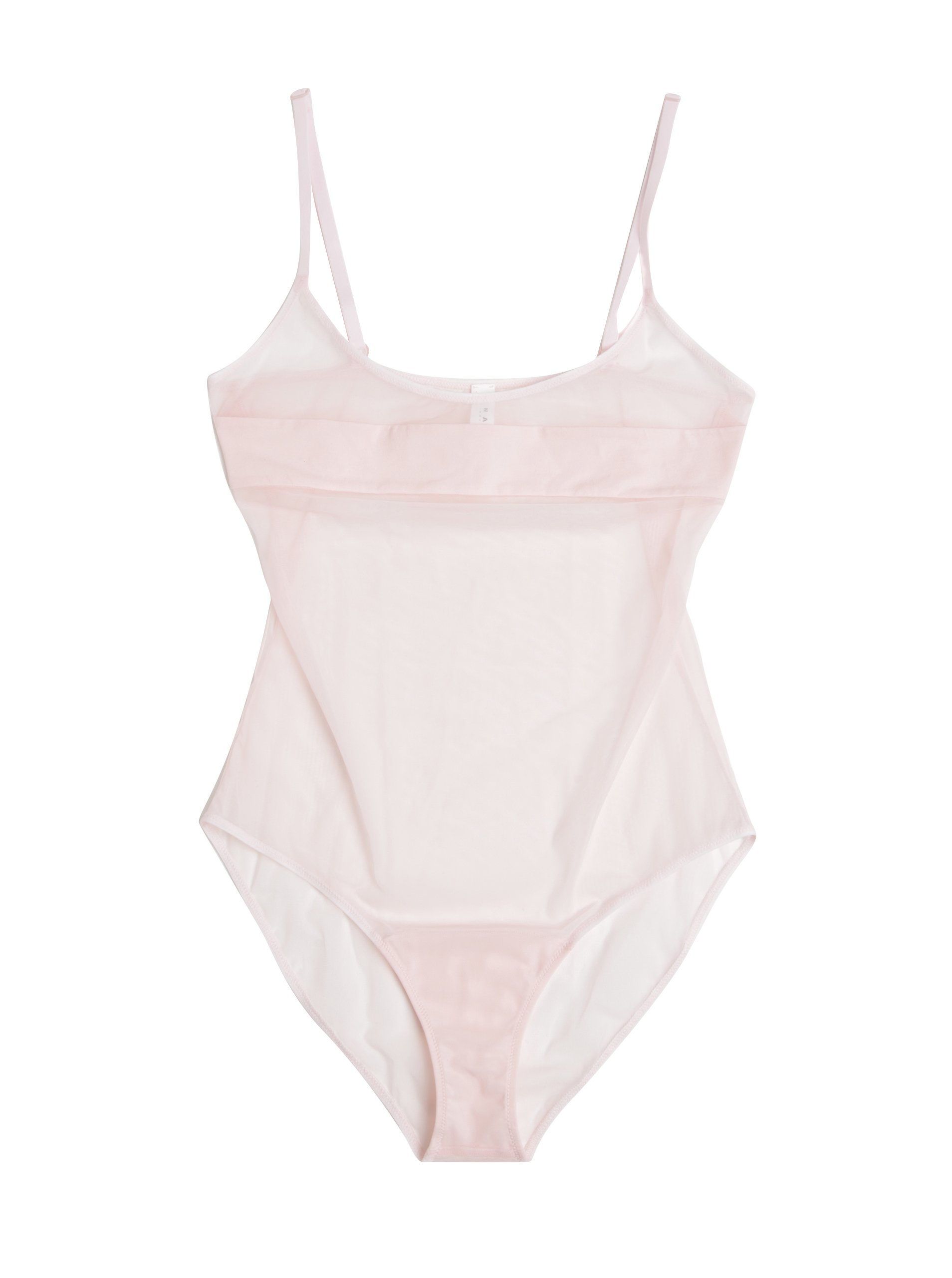 Světle růžové průsvitné body Nalu Underwear