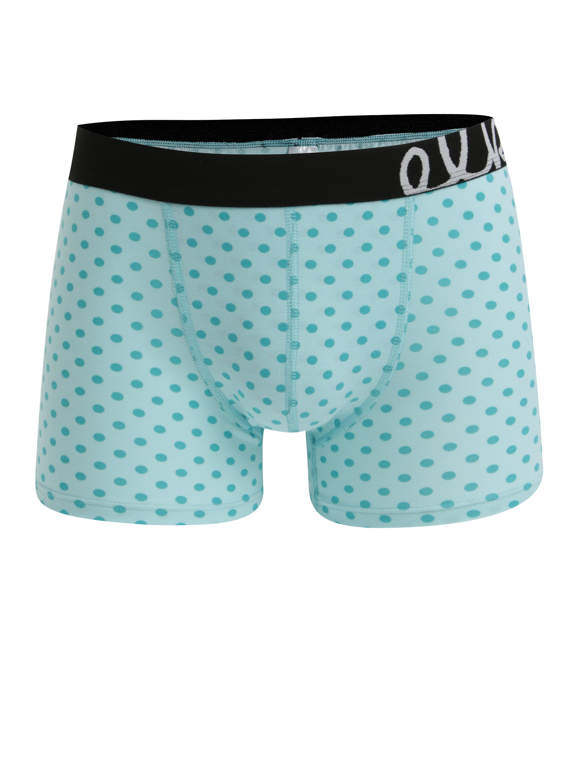 Zelené pánské puntíkované boxerky El.Ka Underwear