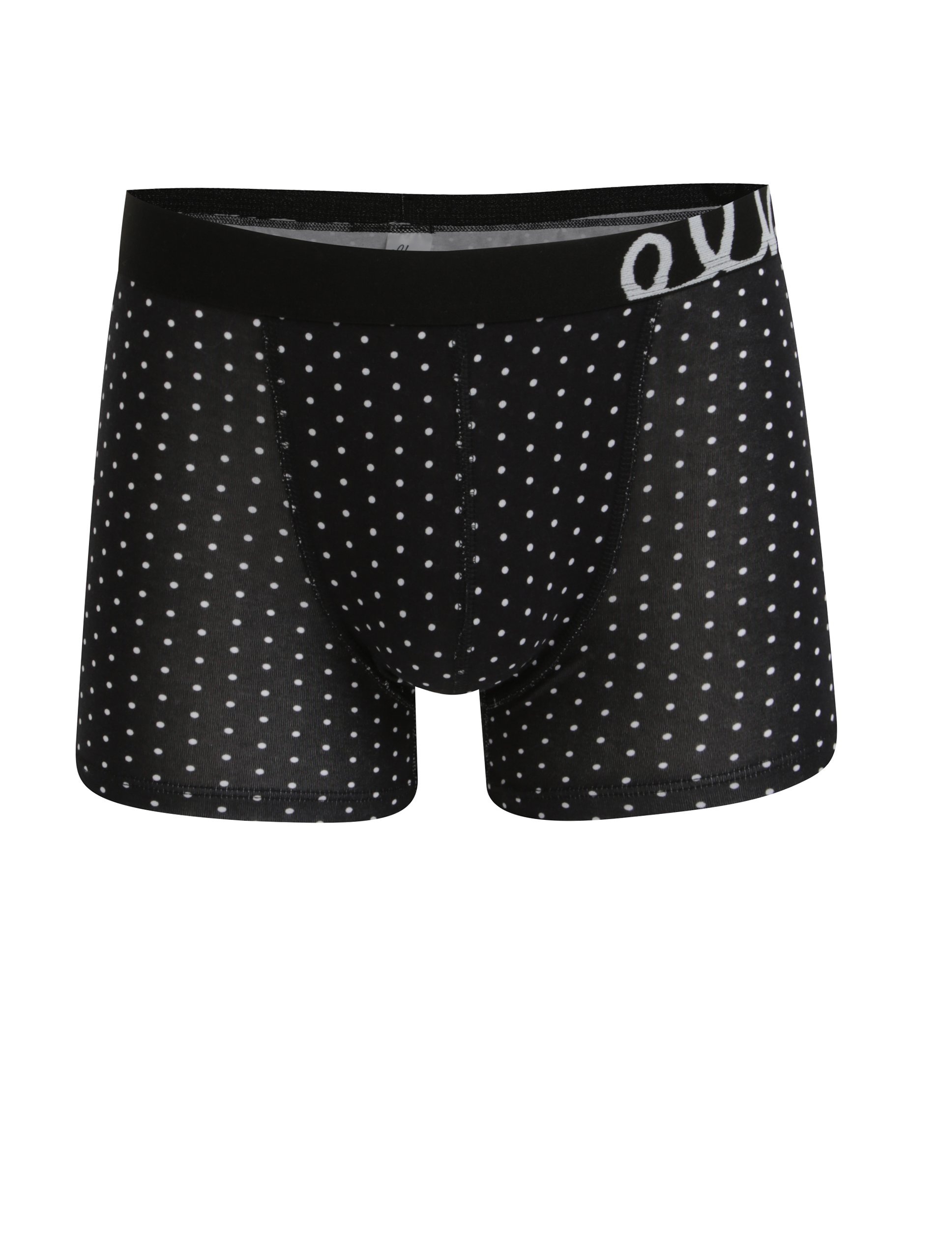 Černé pánské puntíkované boxerky El.Ka Underwear