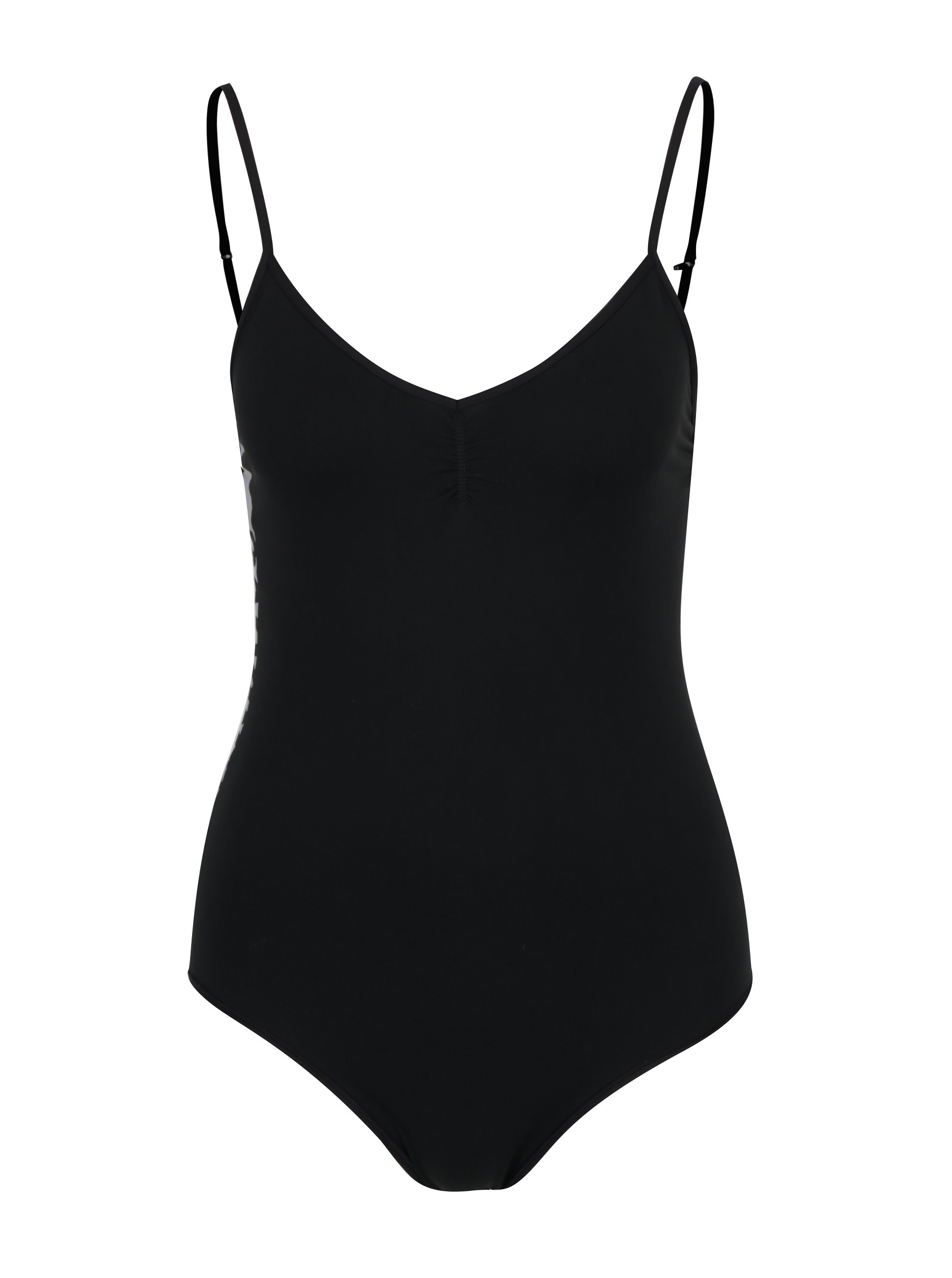 Černé dámské body s nápisem na boku Calvin Klein