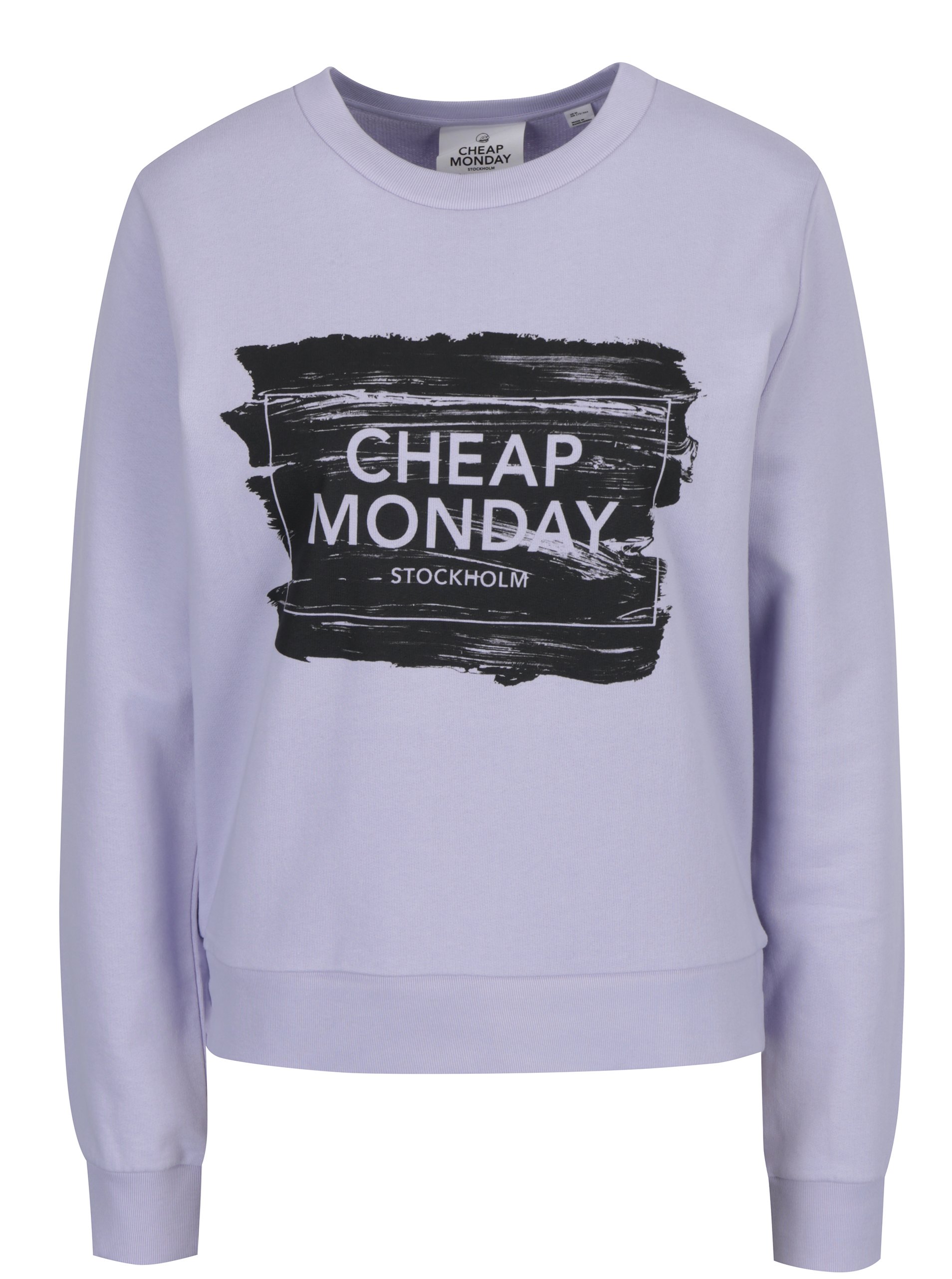 Světle fialová dámská mikina s potiskem Cheap Monday
