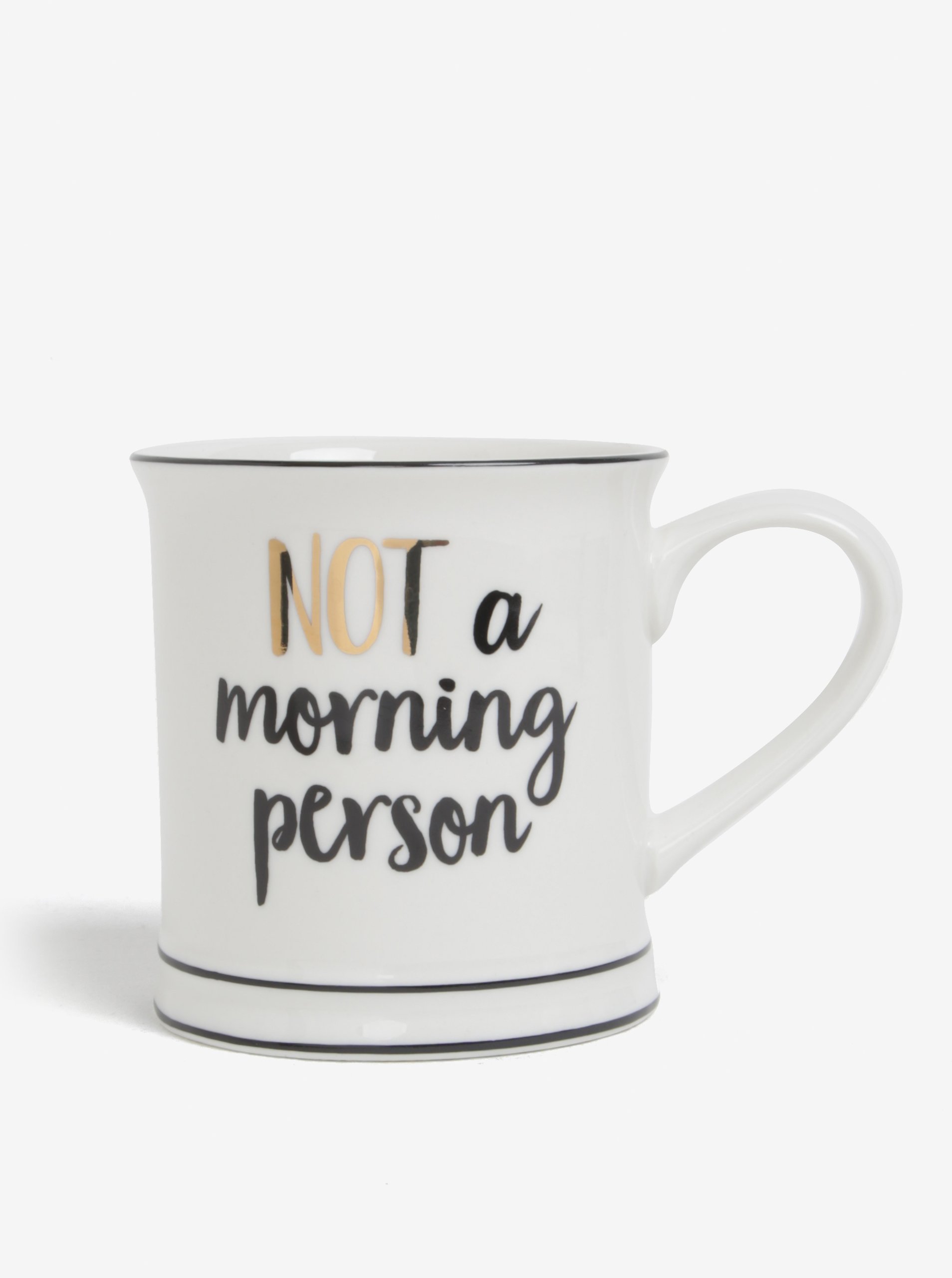Krémový hrnek Not a Morning Person Sass & Belle