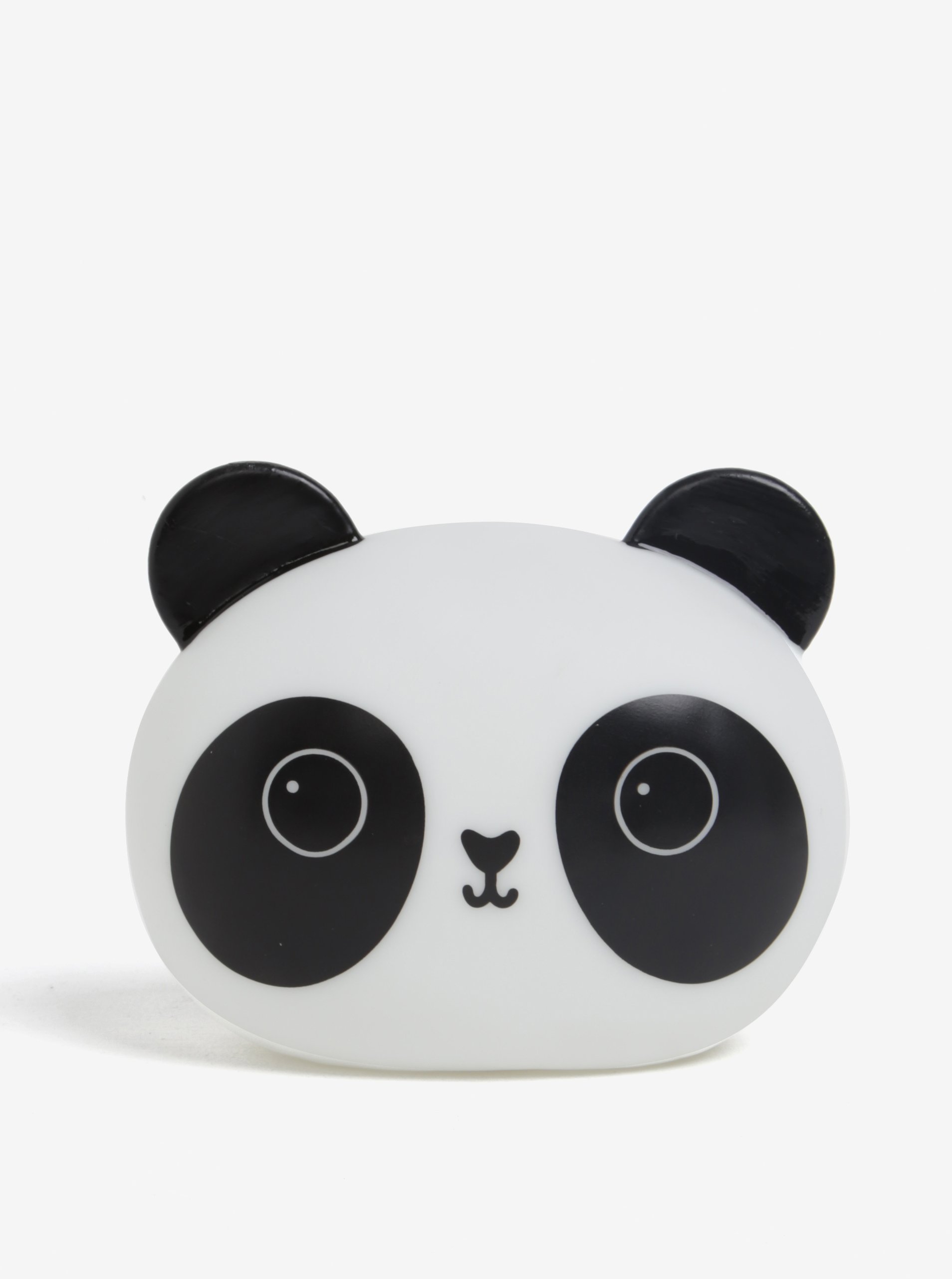 Bílo-černá noční LED lampička ve tvaru pandy Sass & Belle