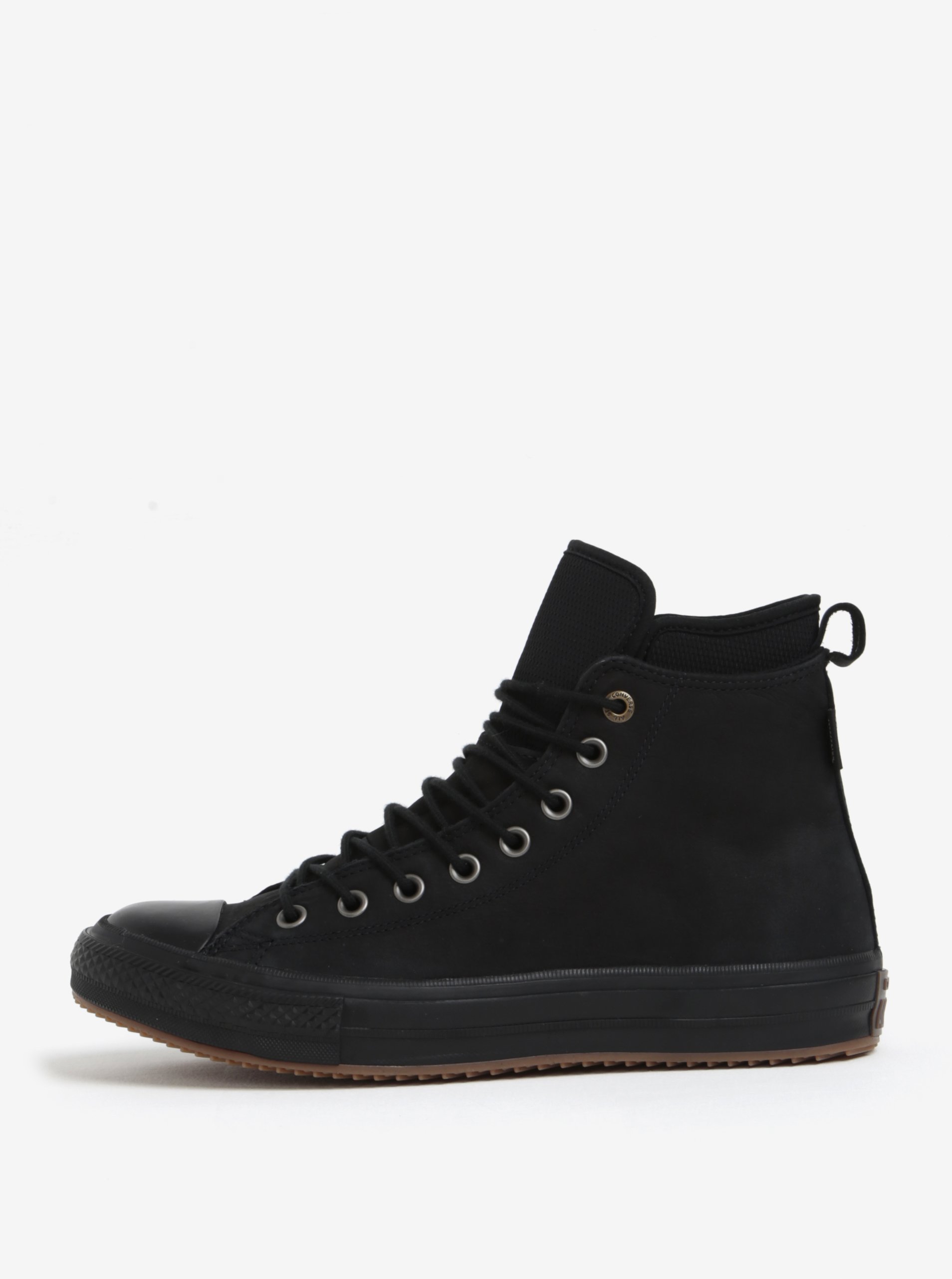 Cerne Panske Kozene Kotnikove Tenisky Converse Chuck Taylor
