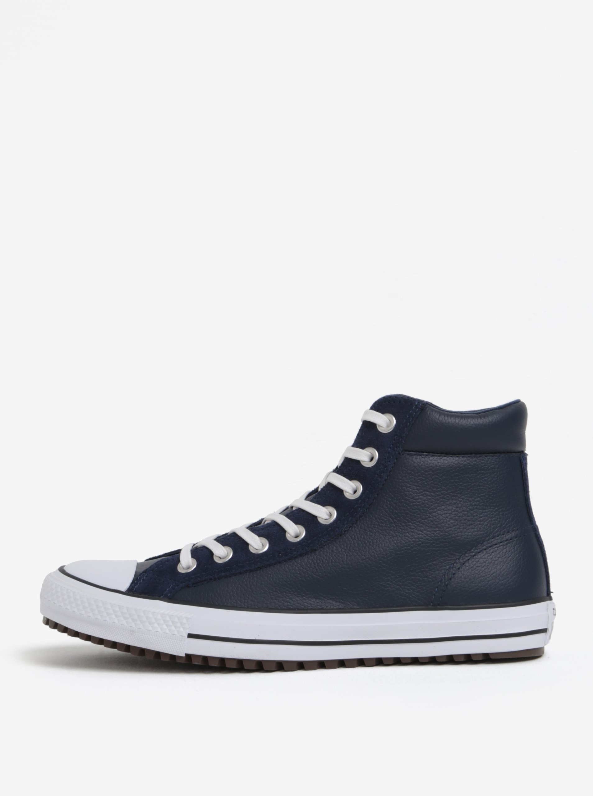 Tmave Modre Panske Kozene Kotnikove Tenisky Converse Chuck Taylor
