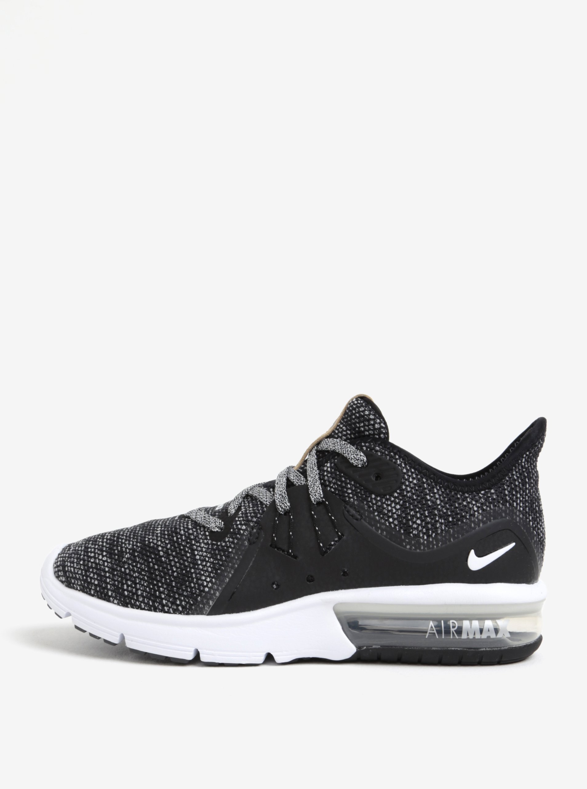 Černé dámské žíhané tenisky Nike Air Max Sequent 3 Running