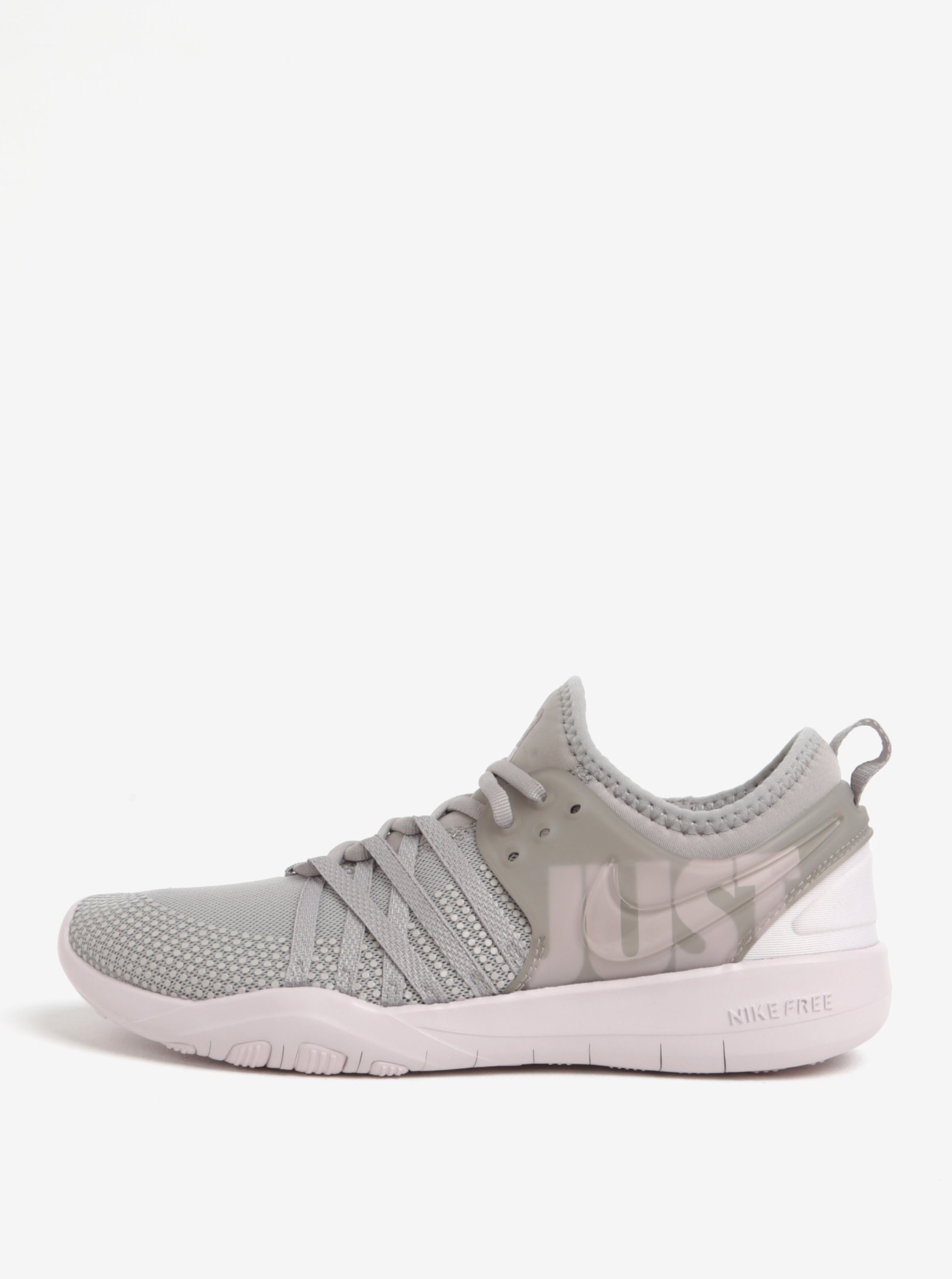 Světle šedé dámské tenisky Nike Free TR 7 Premium Training