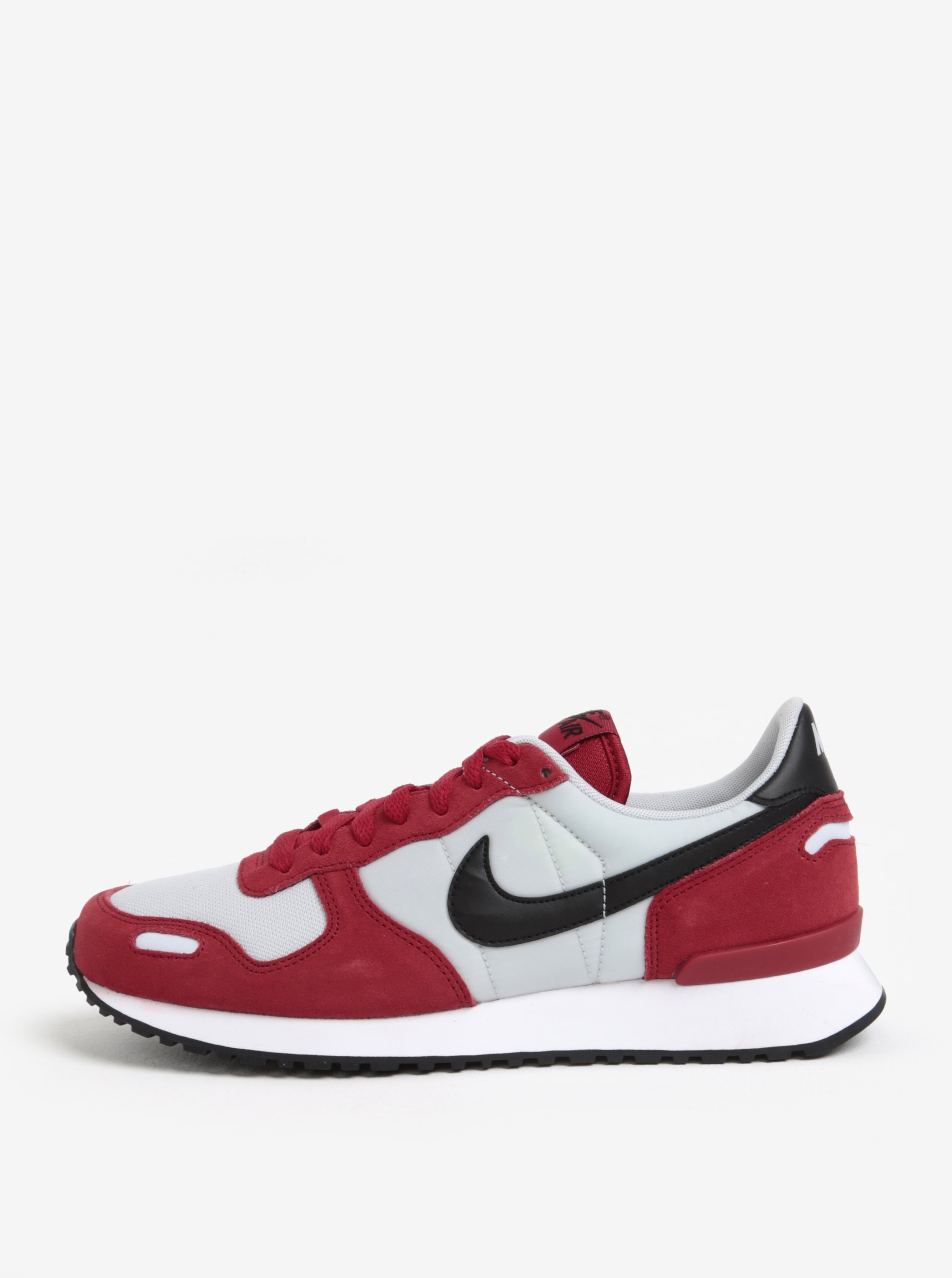 Bílo-červené semišové pánské tenisky Nike Air Vortex