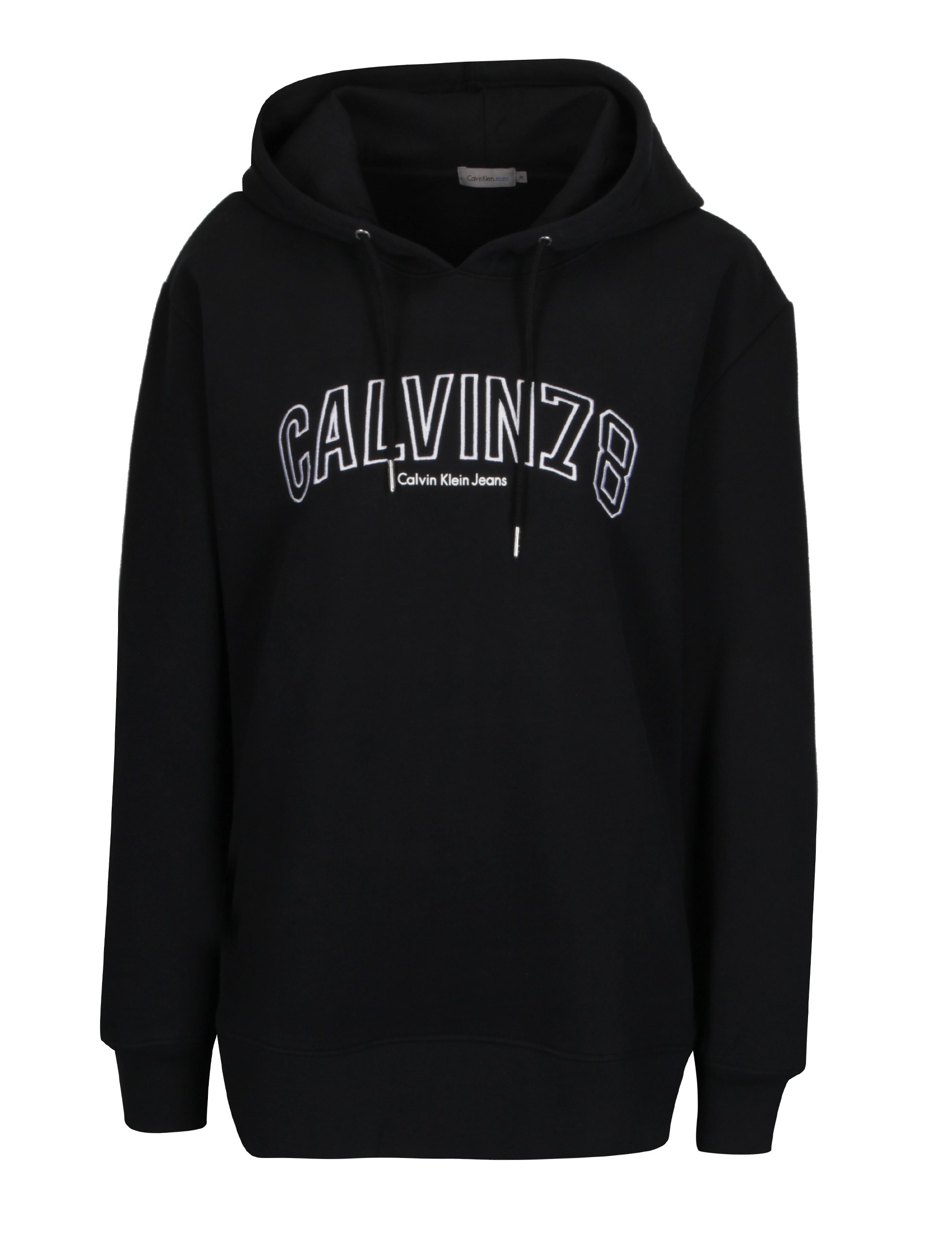 Černá dámská mikina s kapucí Calvin Klein Tanya